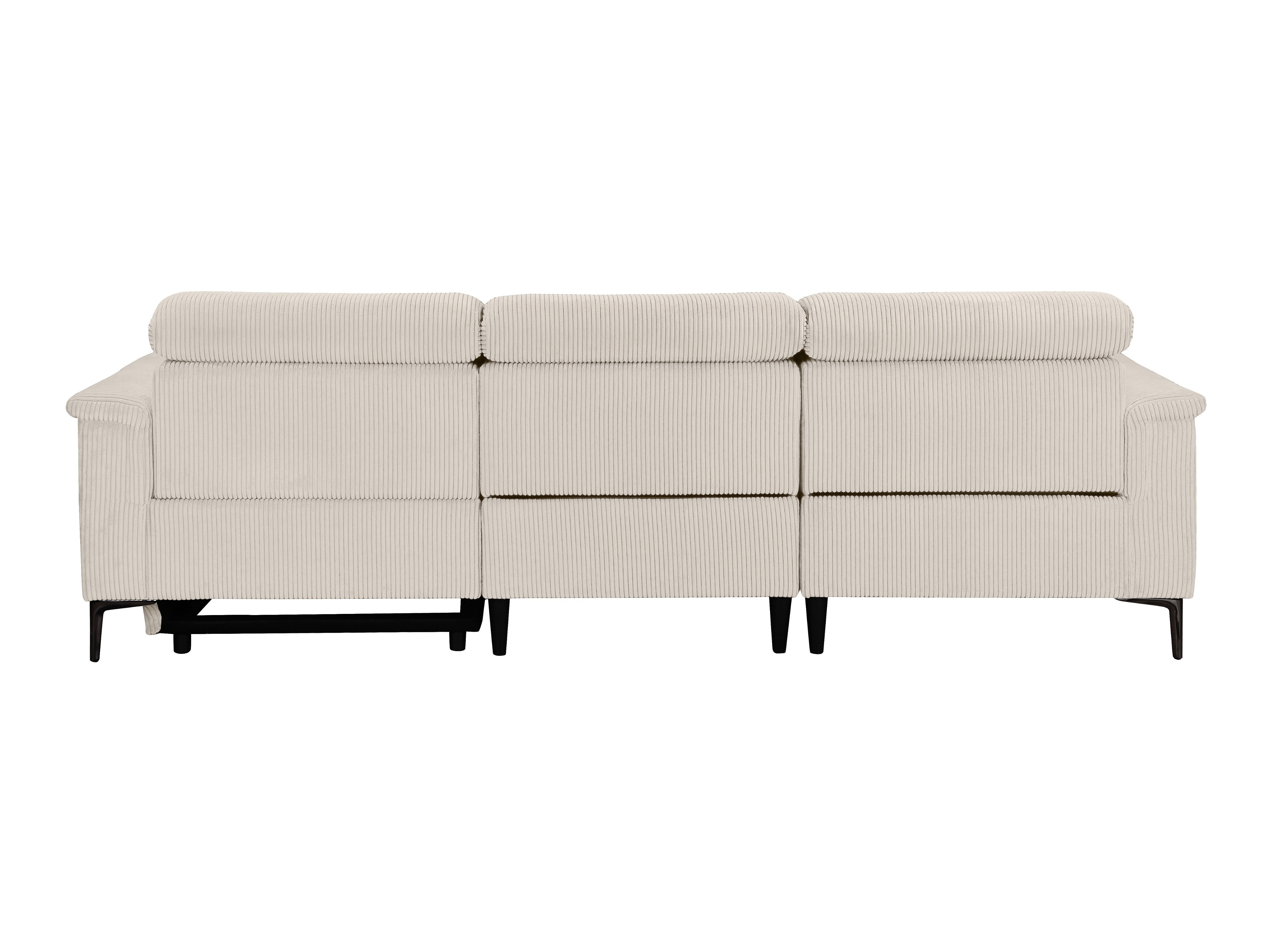 Colțar cu recliner Evamare 105 (Crem)