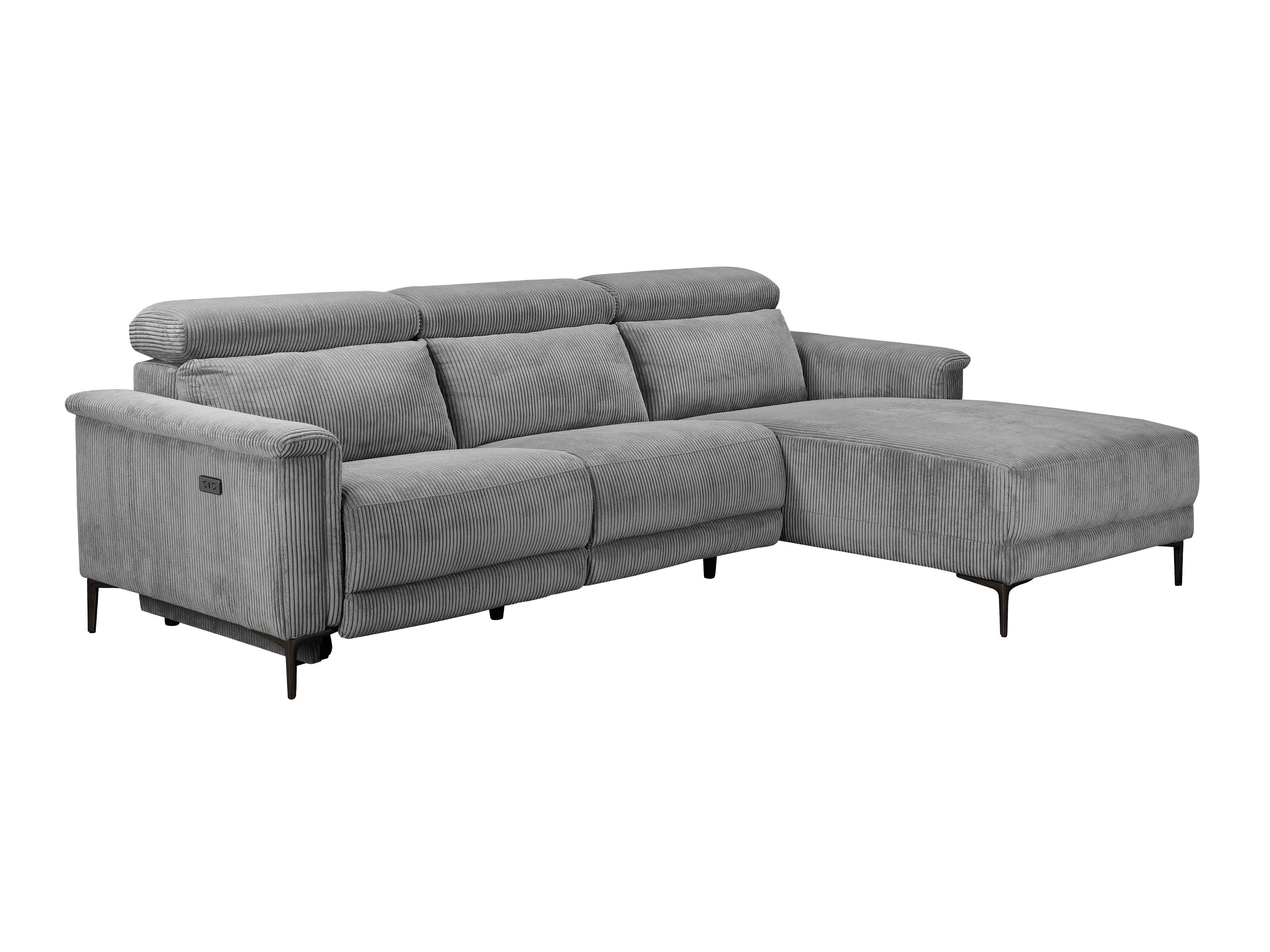 Colțar cu recliner Evamare 105 (Gri)