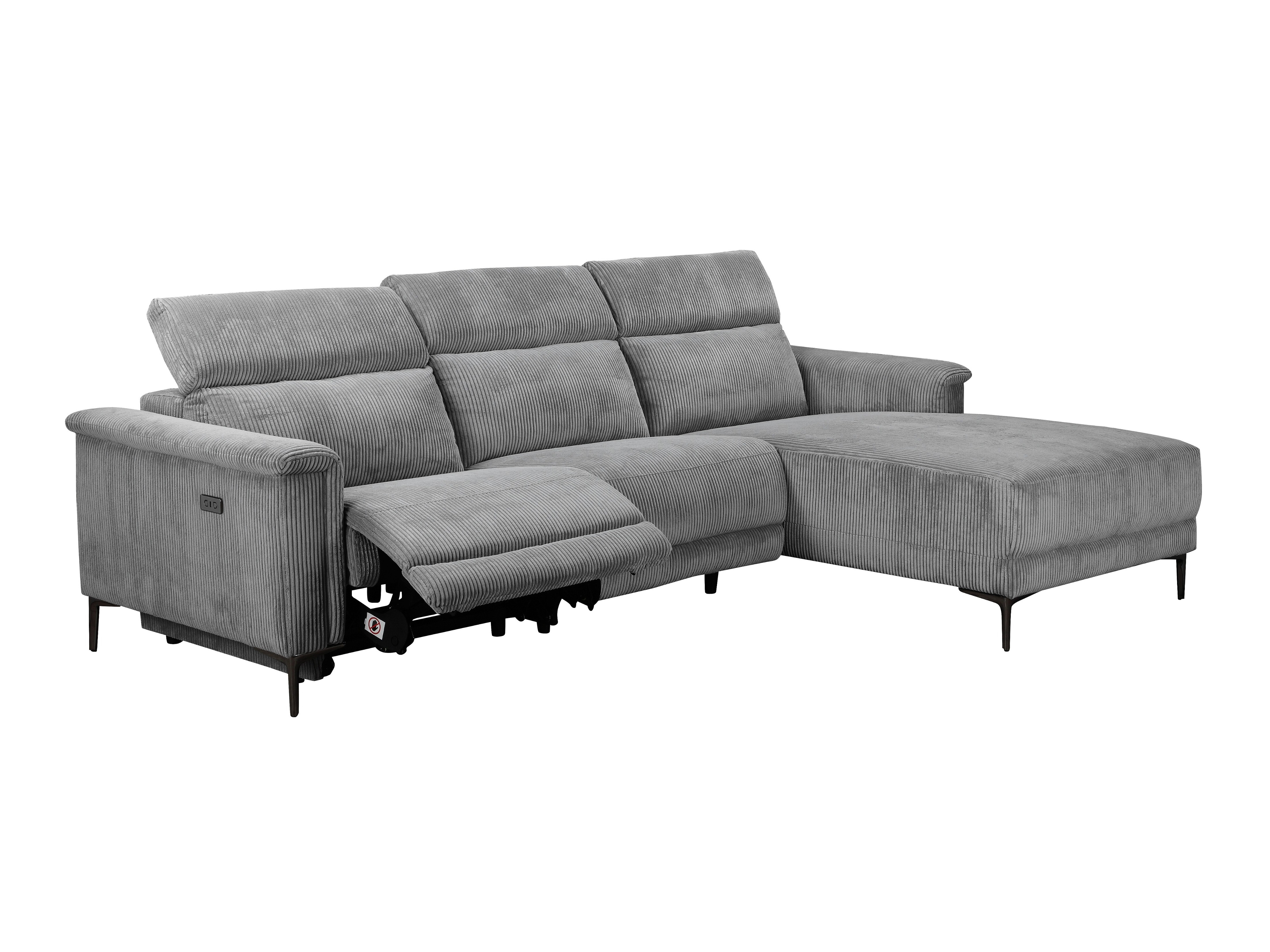 Colțar cu recliner Evamare 105 (Gri)