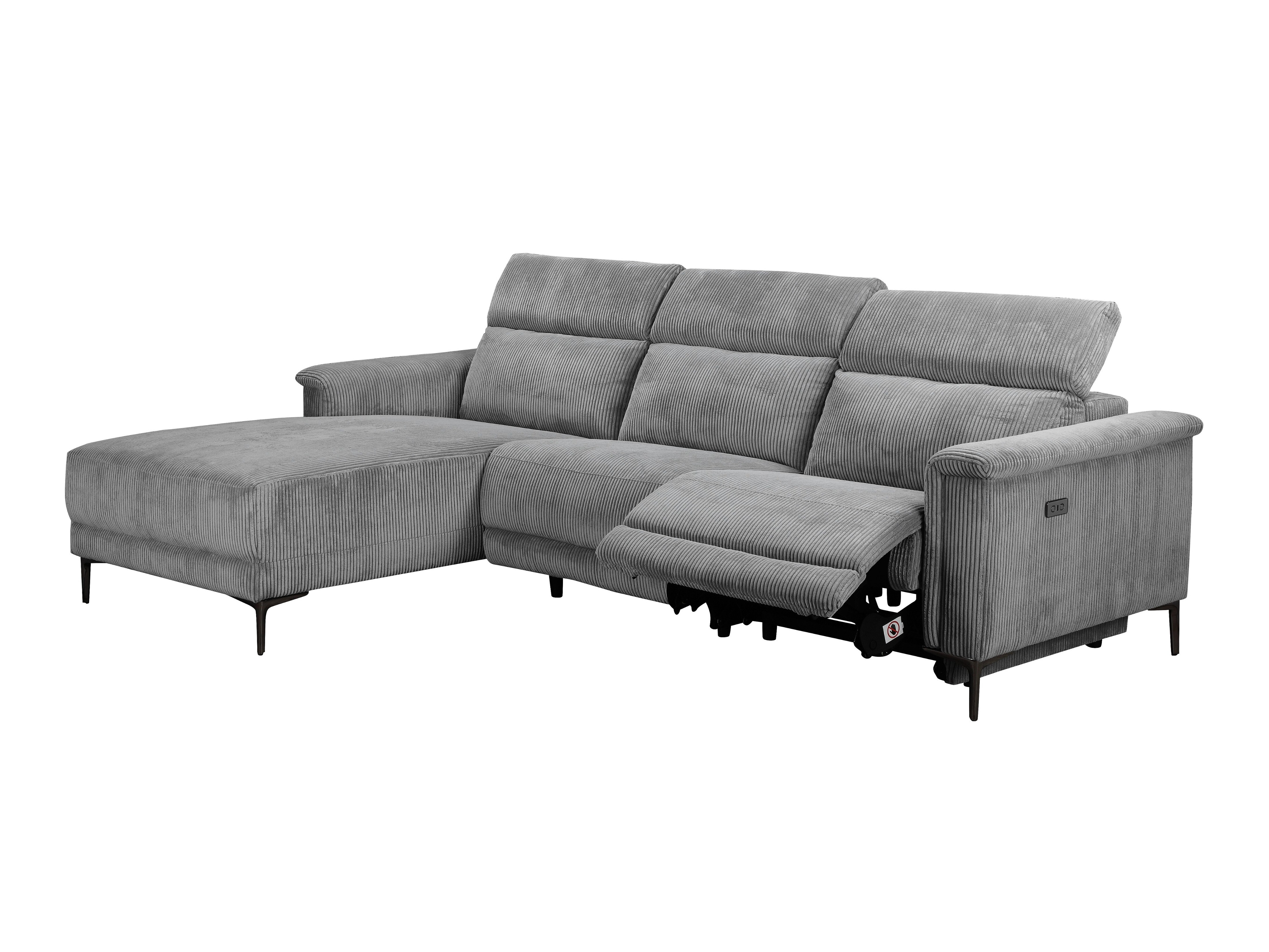 Colțar cu recliner Evamare 105 (Gri)