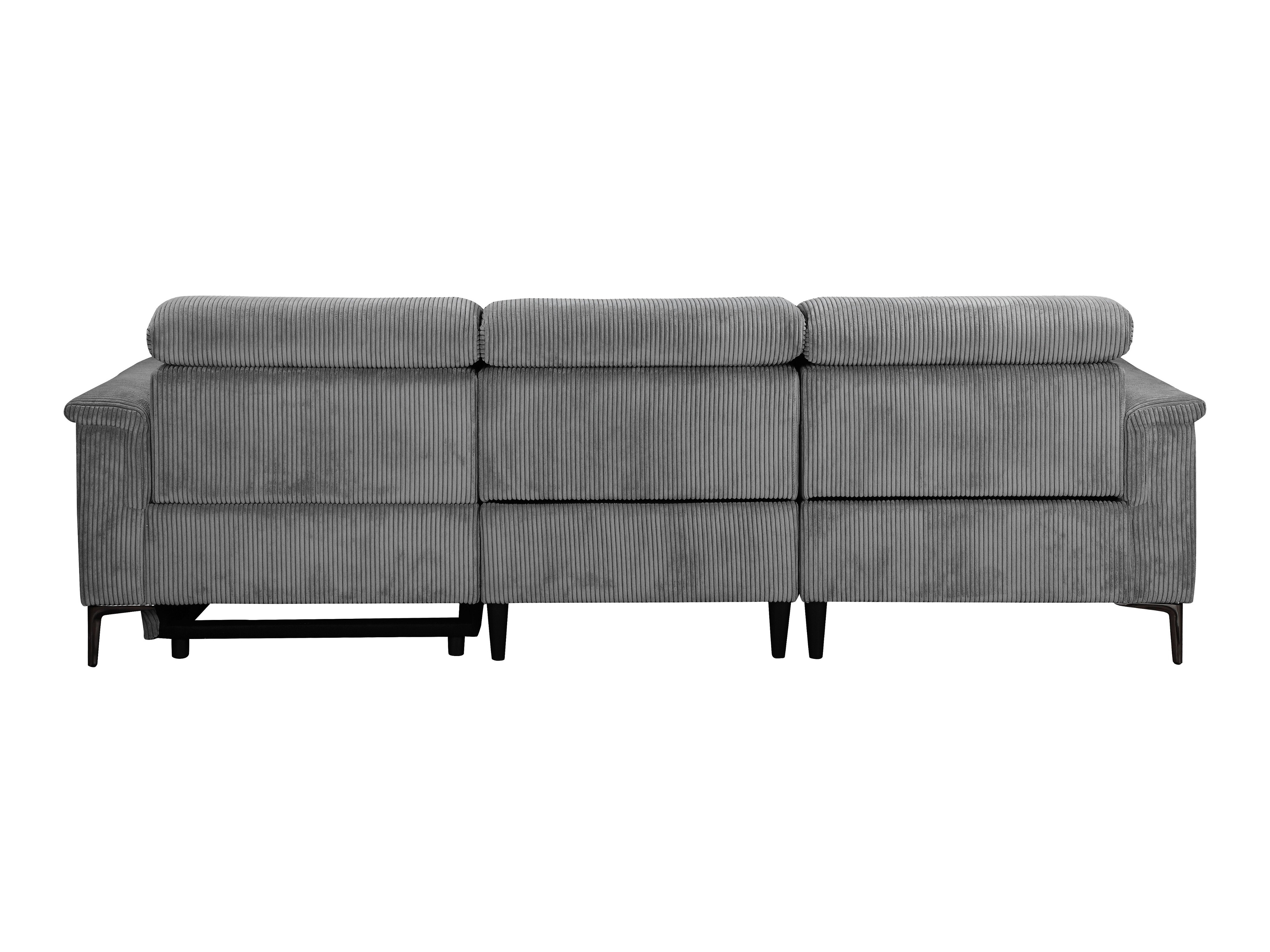 Colțar cu recliner Evamare 105 (Gri)