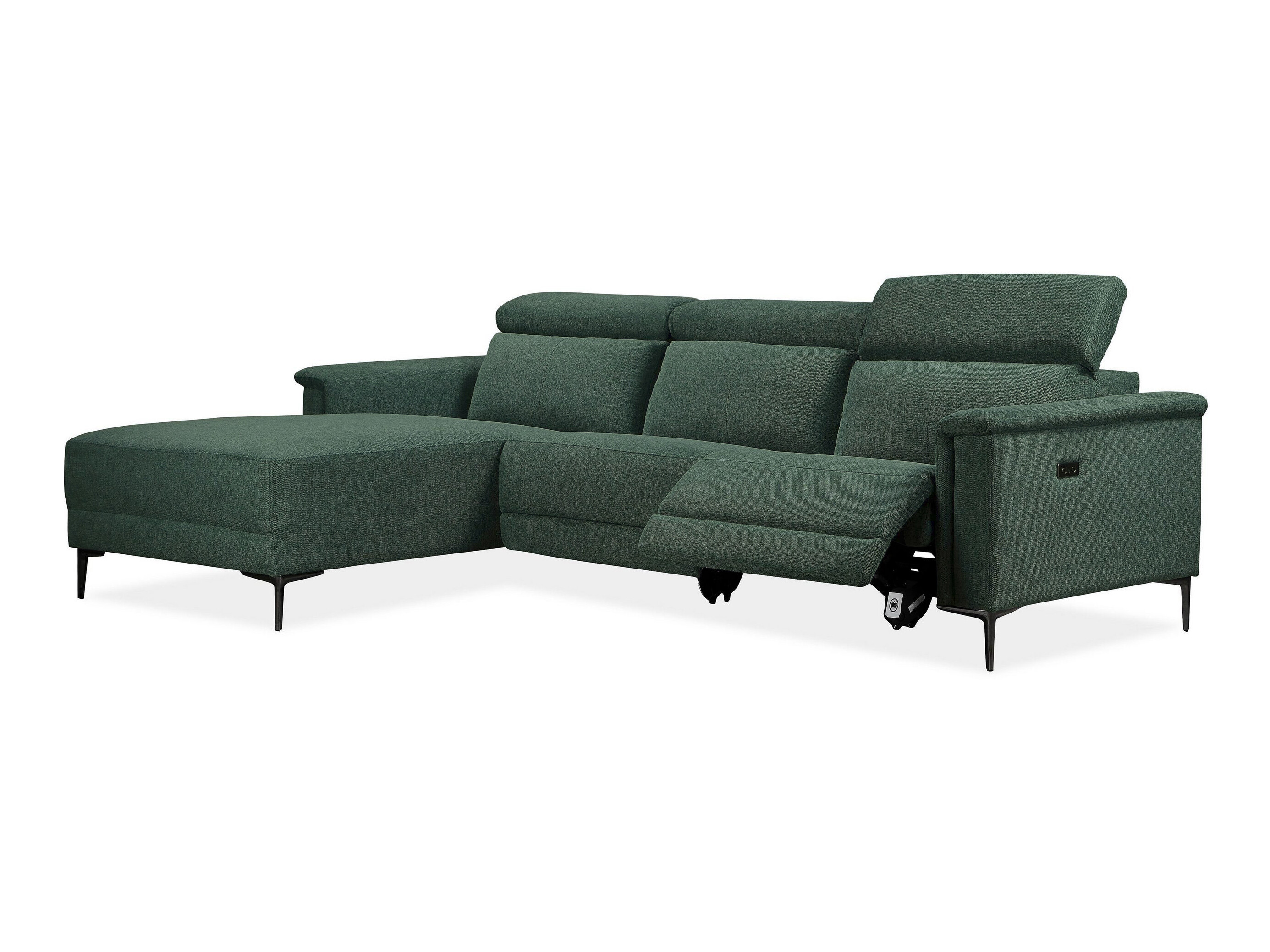 Colțar cu recliner Evamare 105 (Verde închis)