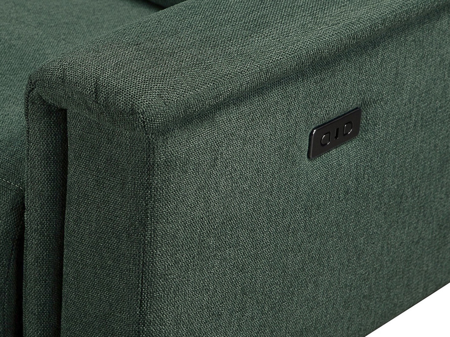 Colțar cu recliner Evamare 105 (Verde închis)