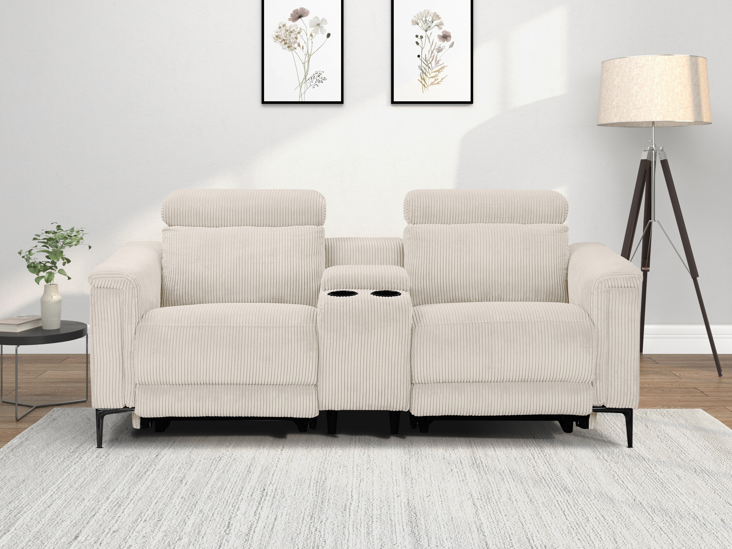 Canapea recliner Evamare 101 (Crem)