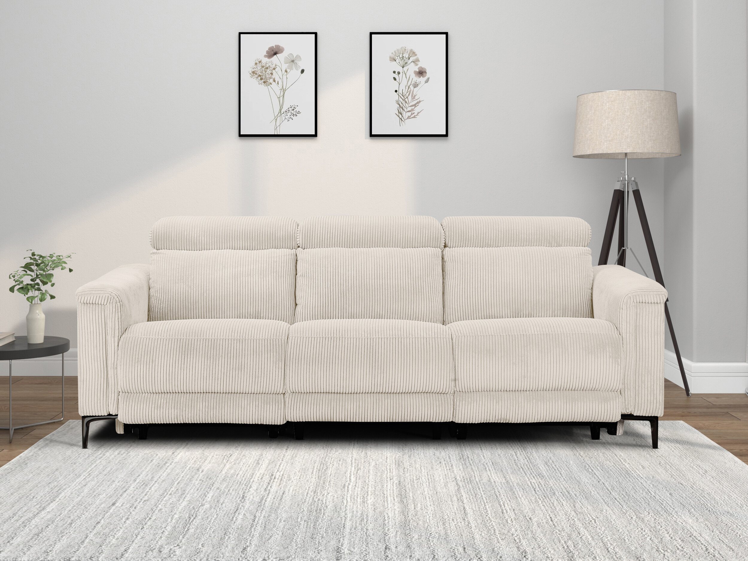Canapea recliner Evamare 104 (Crem)