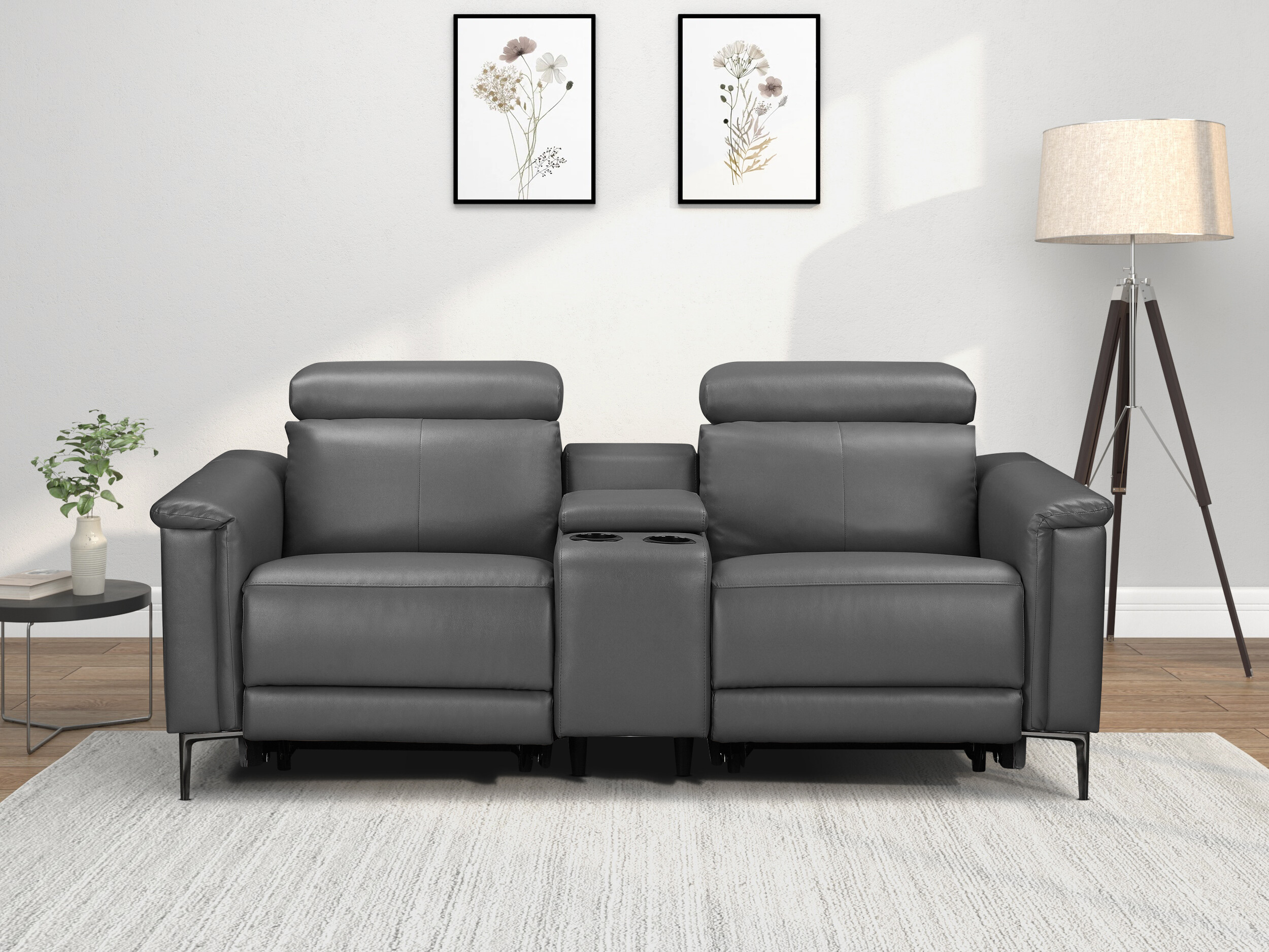 Canapea recliner Evamare 108 (Gri)