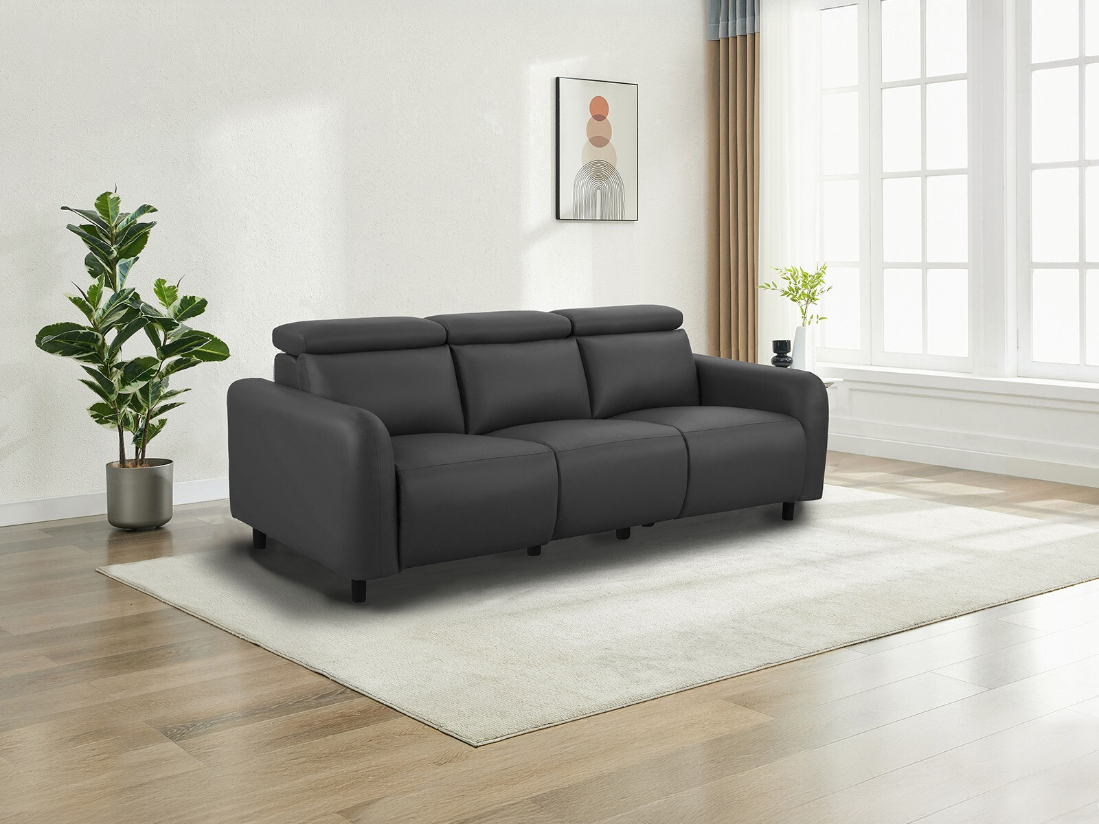 Canapea recliner Denton 1511 (Gri)