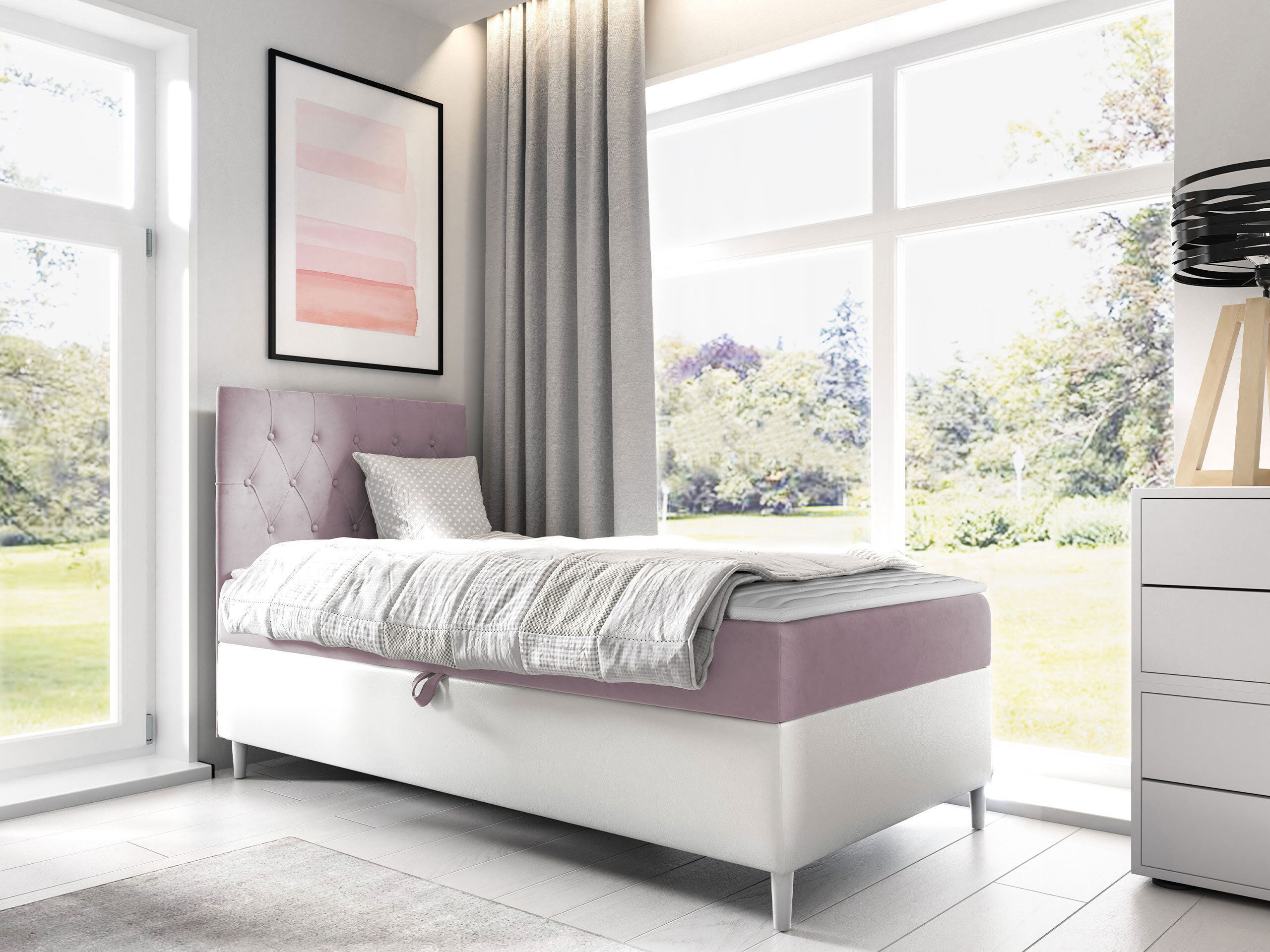 Pat boxspring Lucus VII (Soft 017 + Fresh 9)