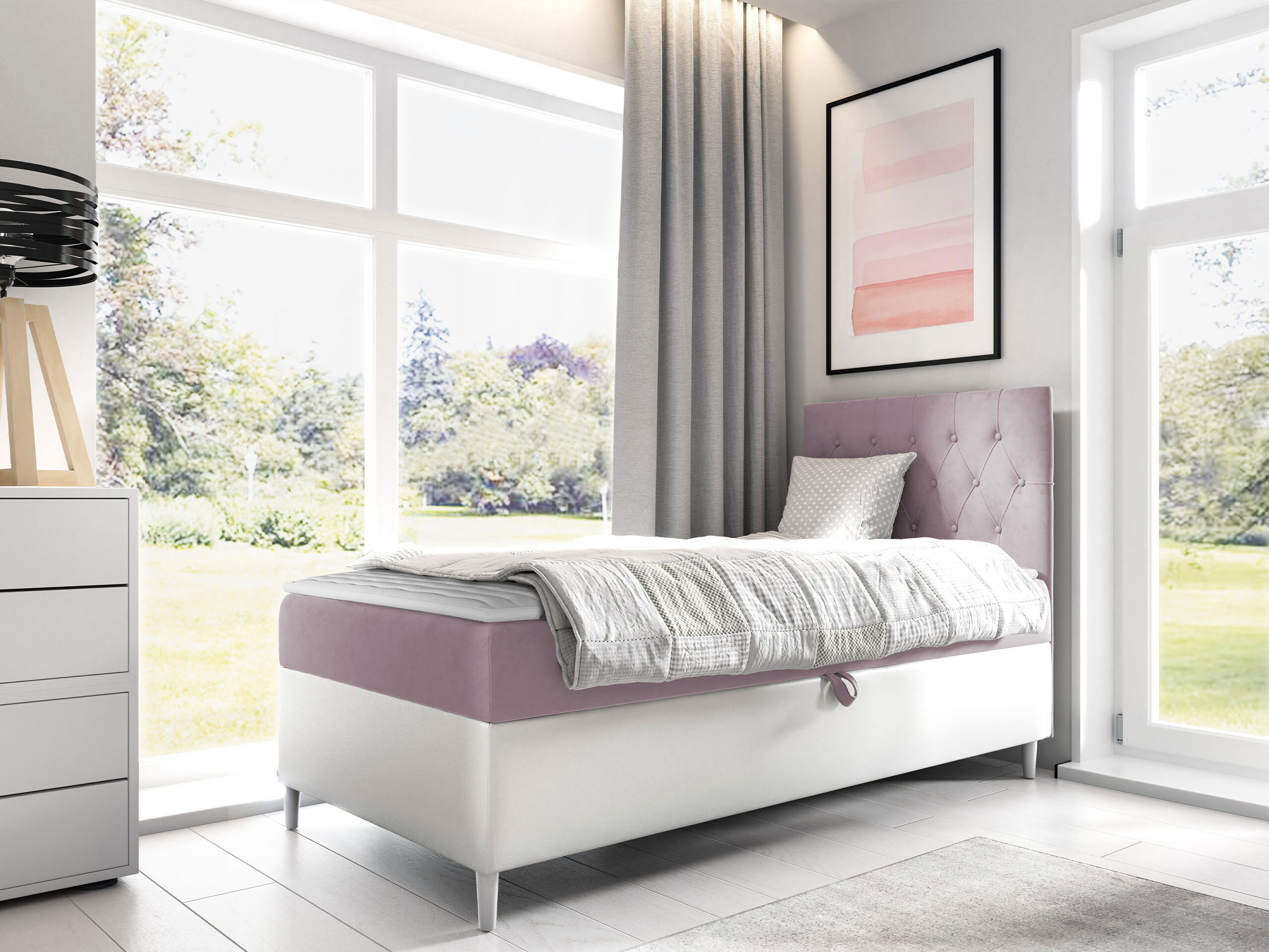 Pat boxspring Lucus VII (Soft 017 + Fresh 9)