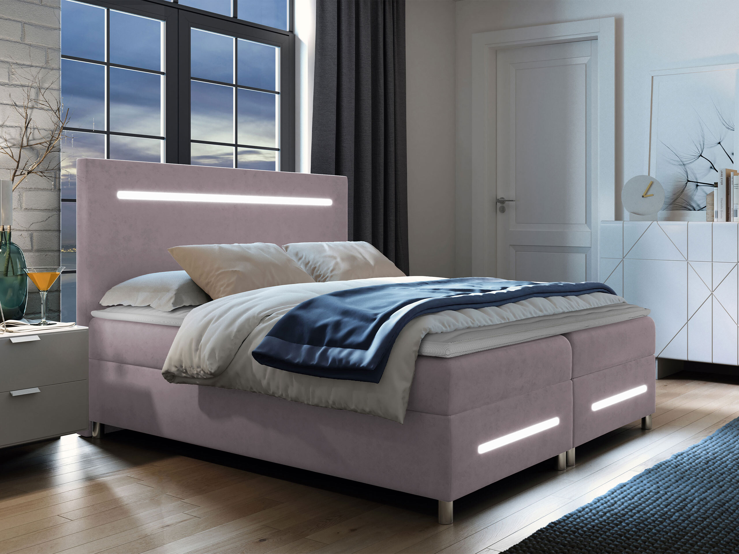 Pat boxspring Pluvia (Fresh 9)