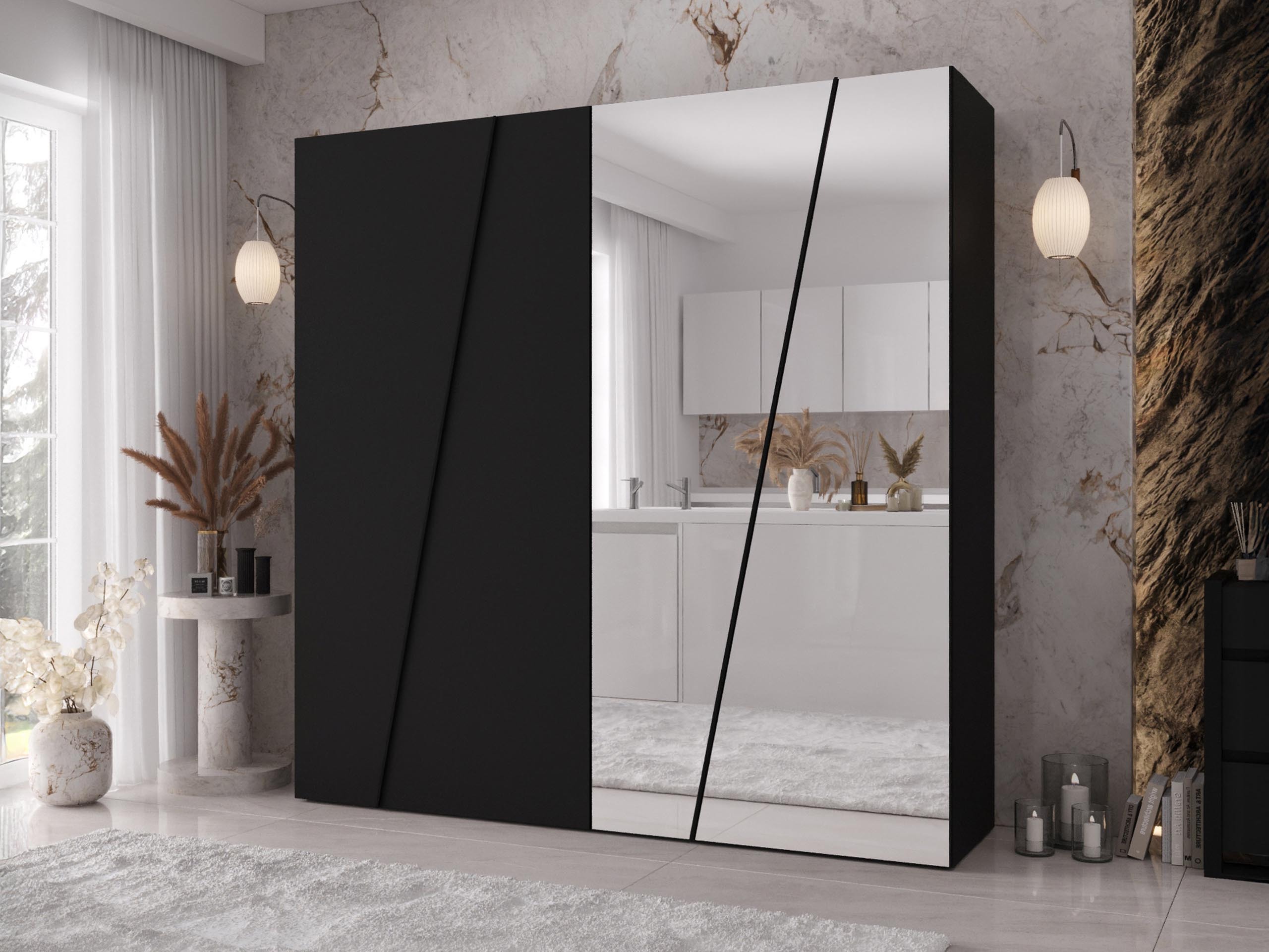 Dulap Hartford 635 (Negru)