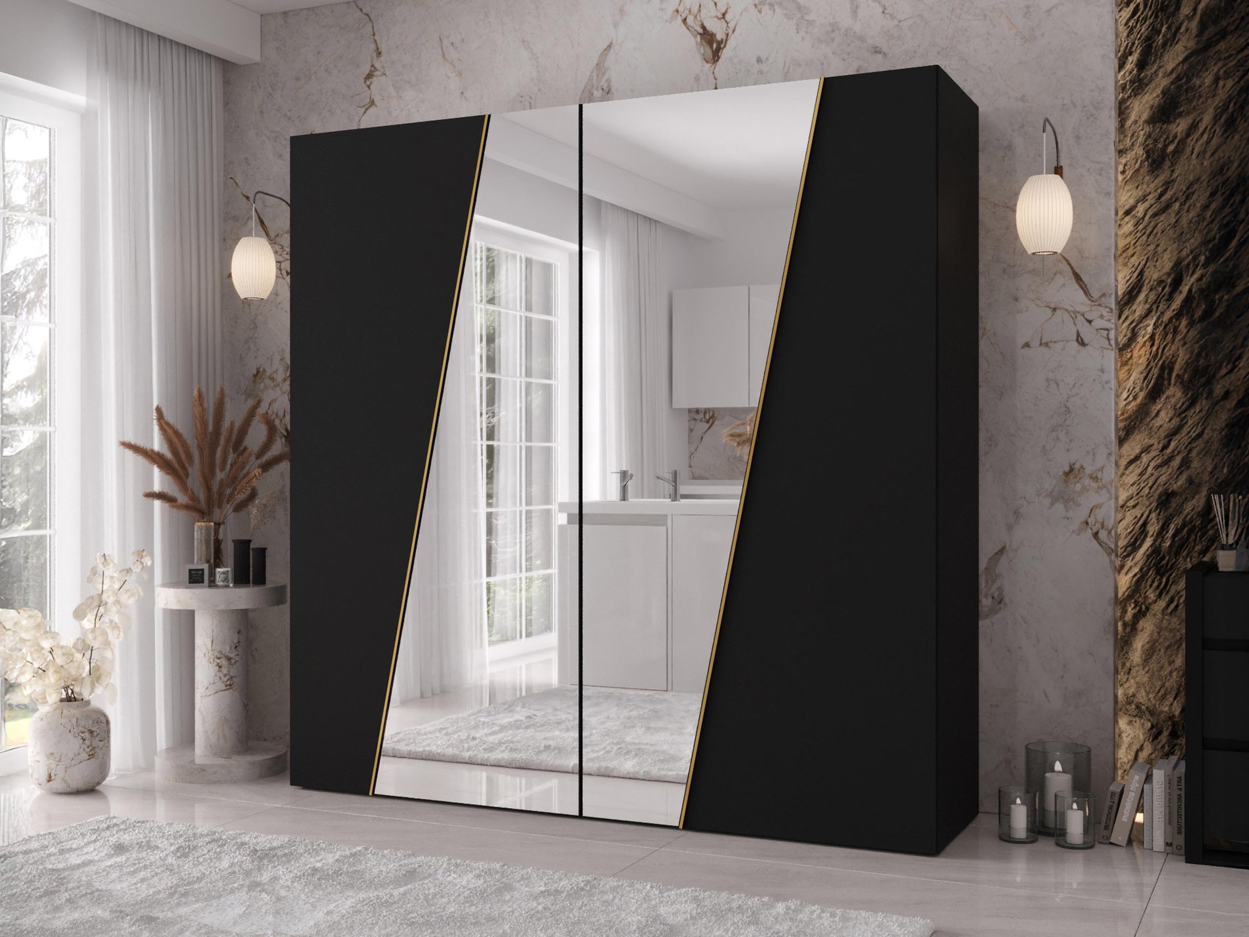 Dulap Hartford 635 (Negru)