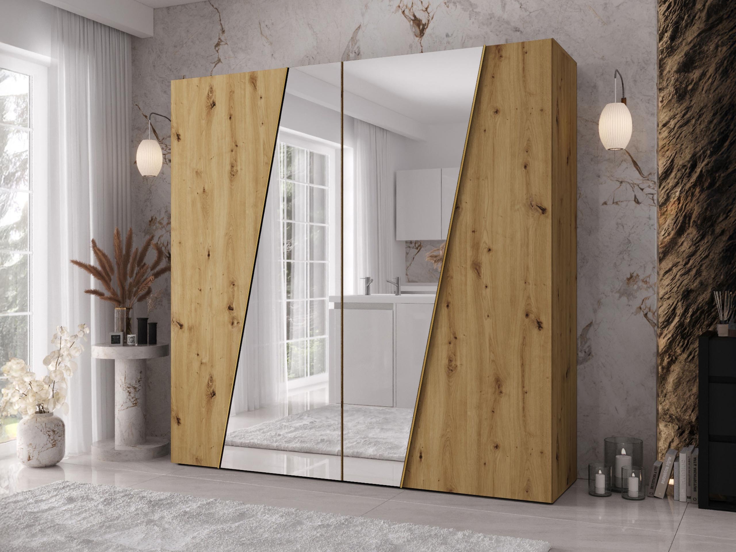Dulap Hartford 635 (Stejar artizan)