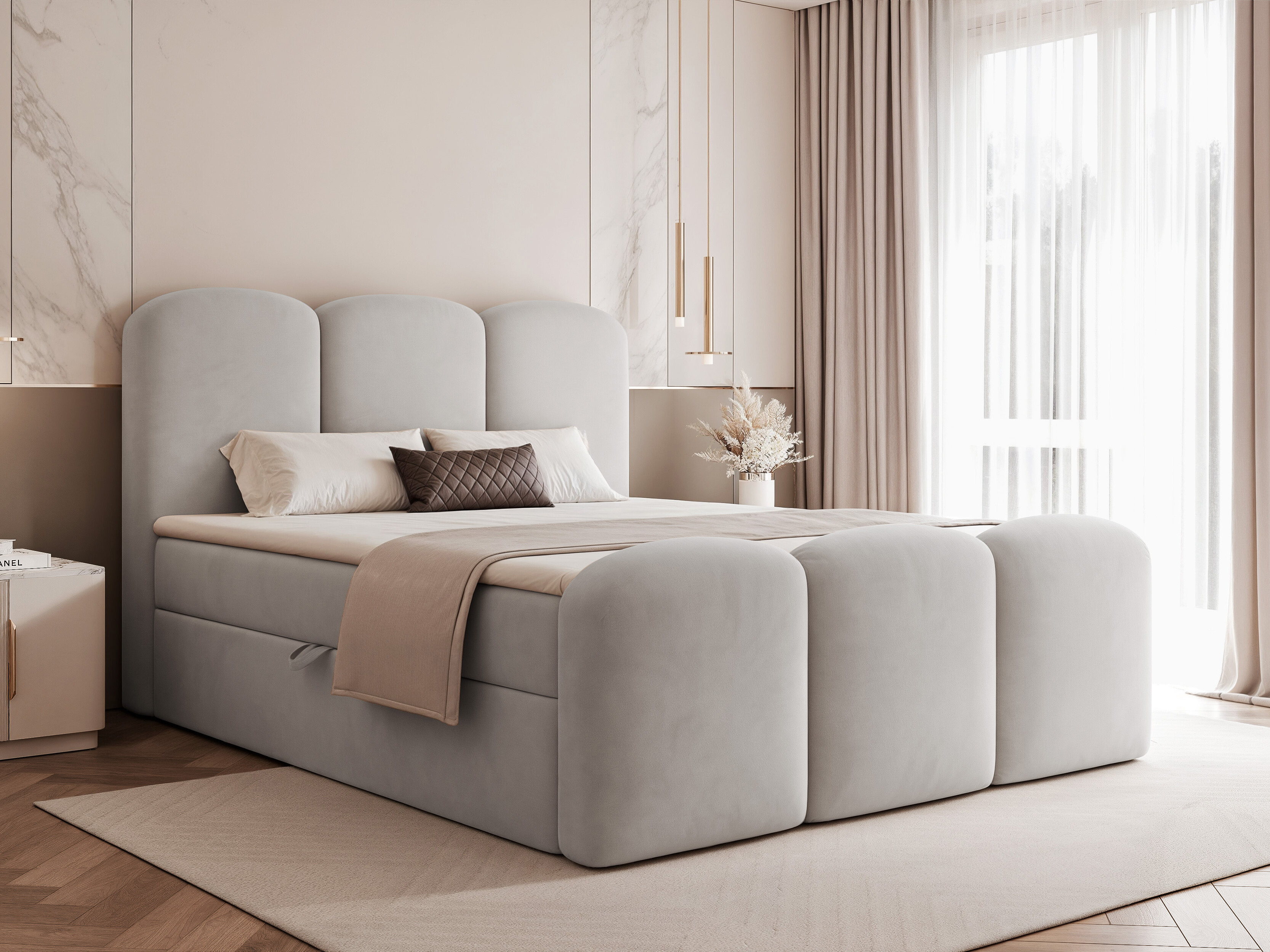 Pat boxspring Hesperia 131 (Magic catifea 2240)