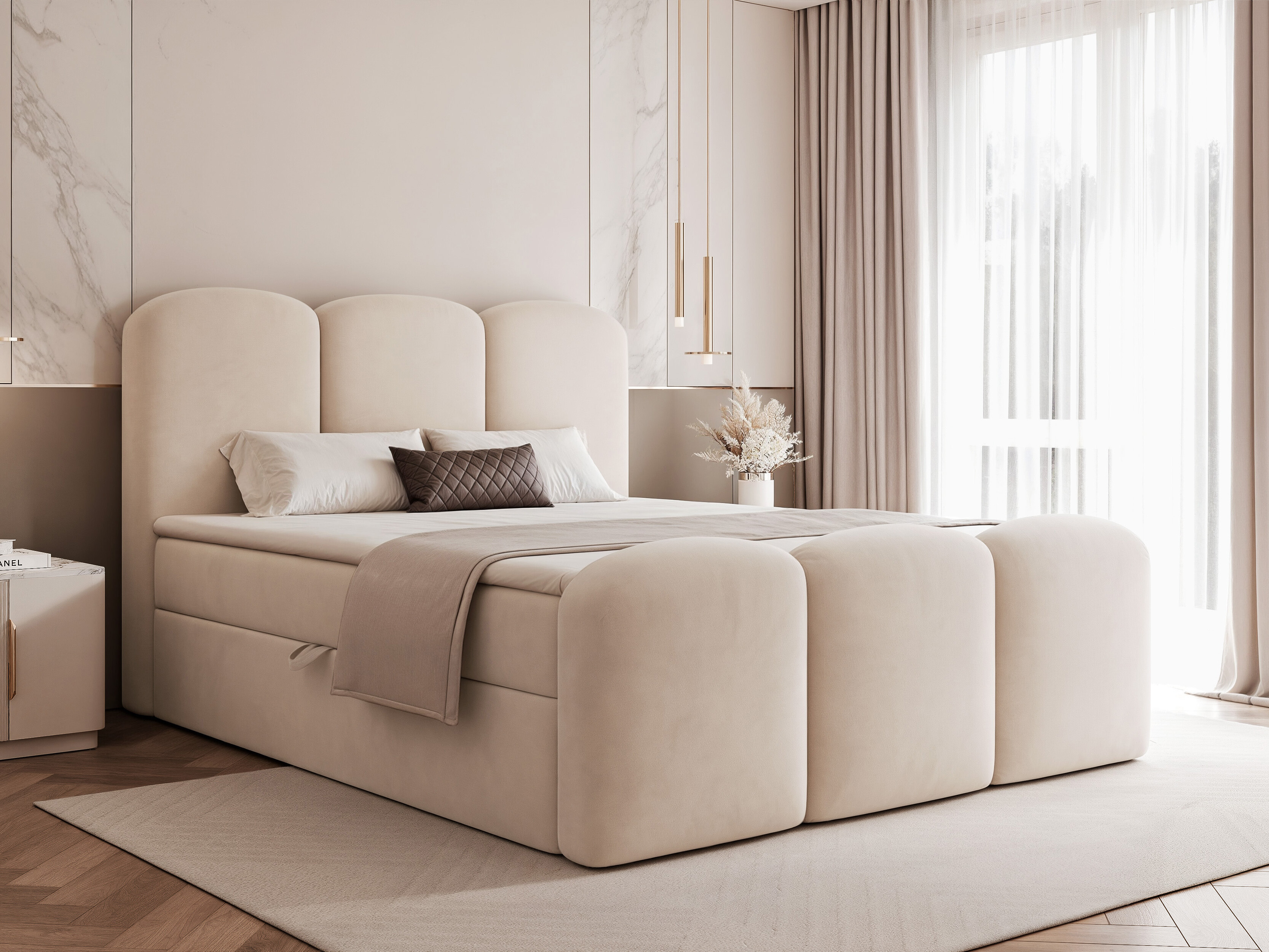 Pat boxspring Hesperia 131 (Magic catifea 2250)