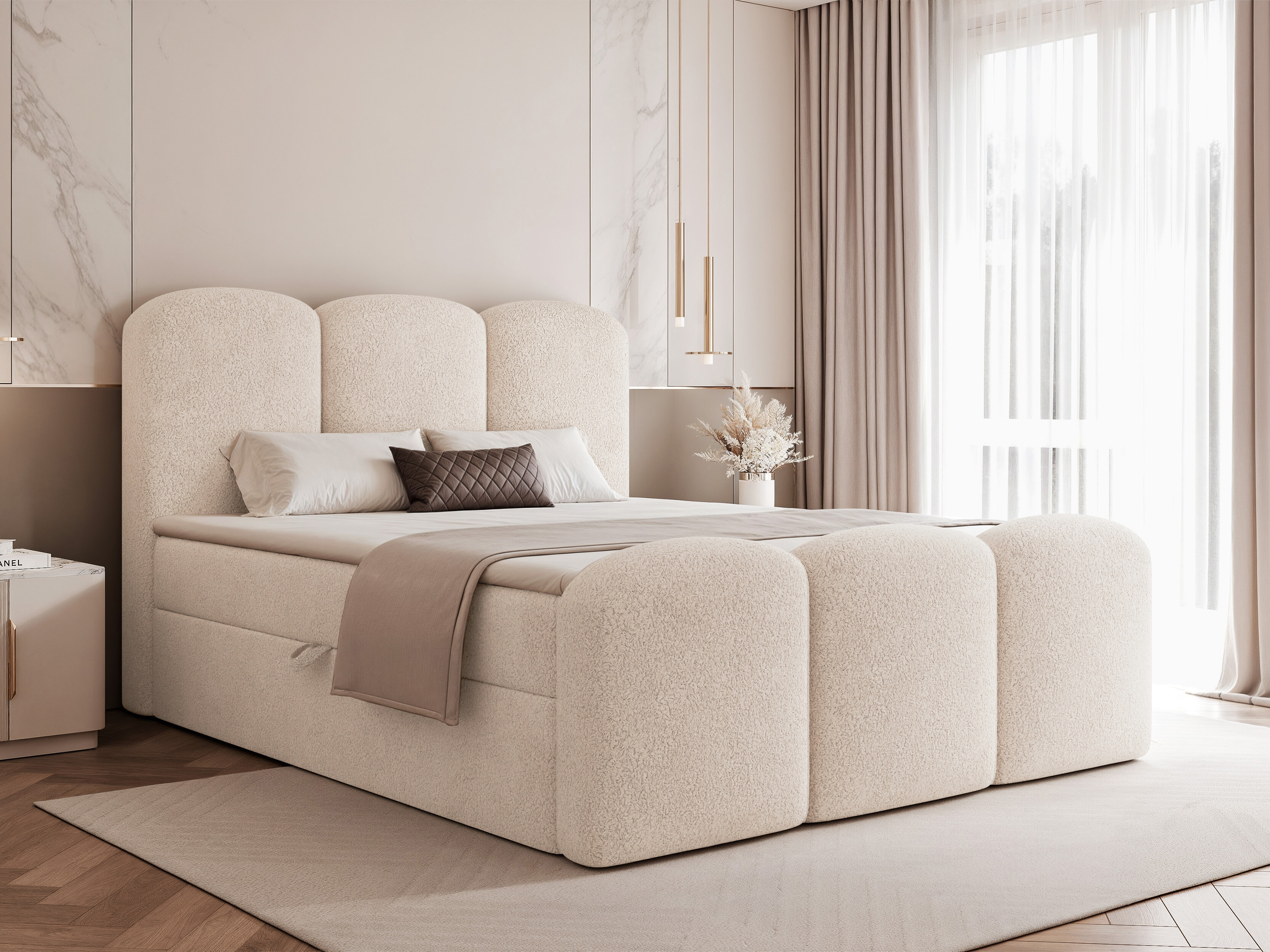 Pat boxspring Hesperia 131 (Monte 03)