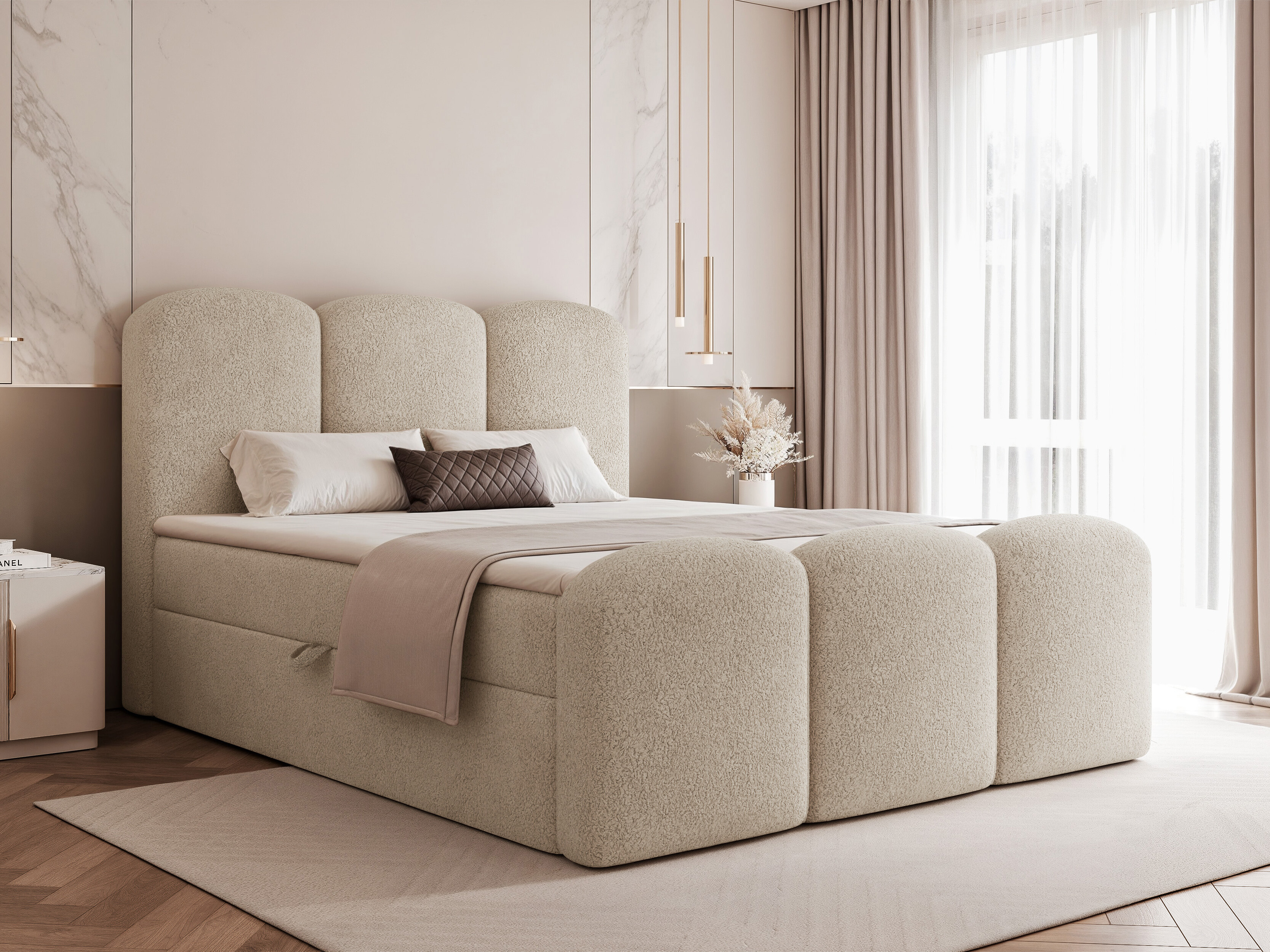 Pat boxspring Hesperia 131 (Monte 11)