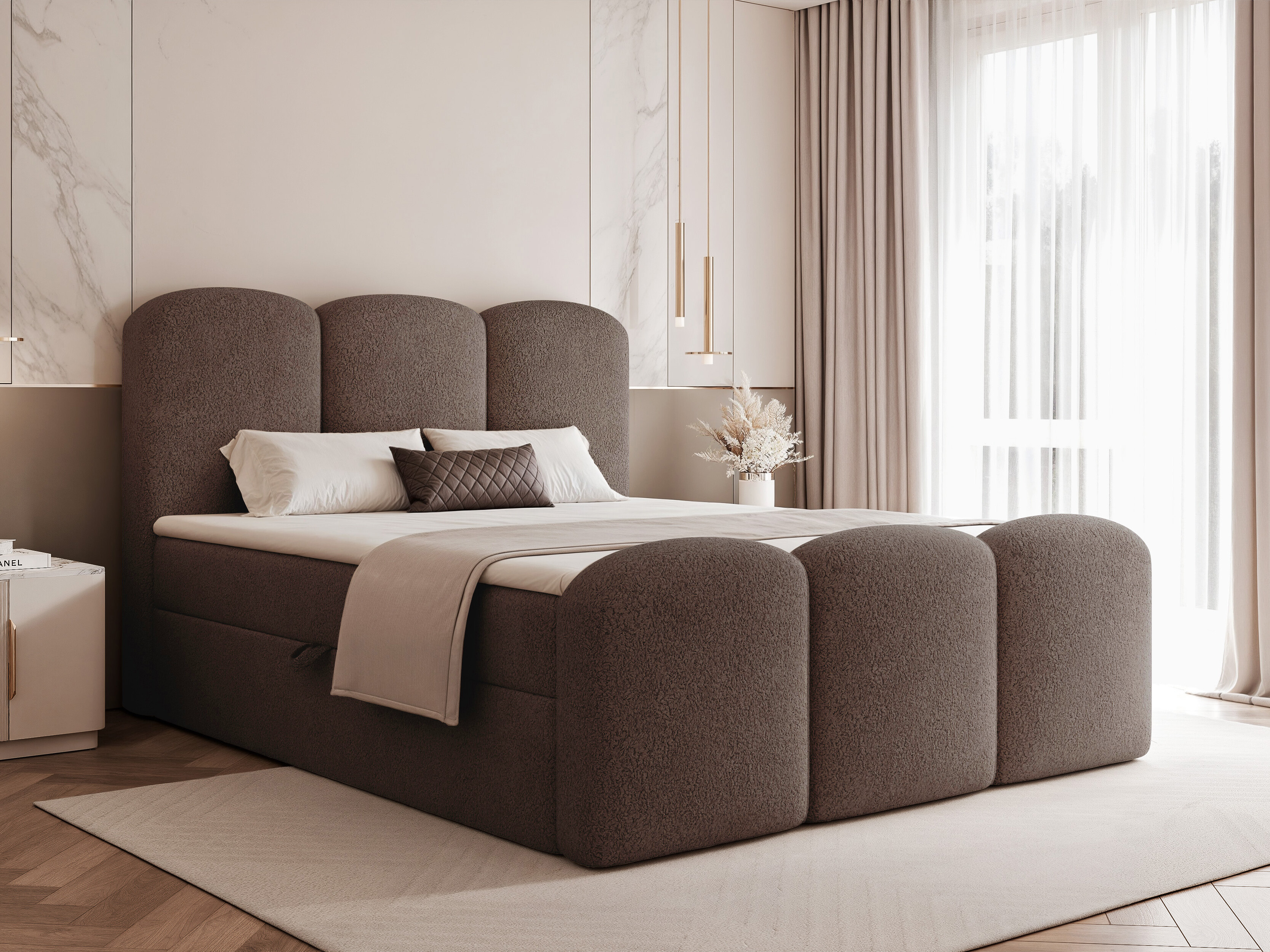 Pat boxspring Hesperia 131 (Monte 28)