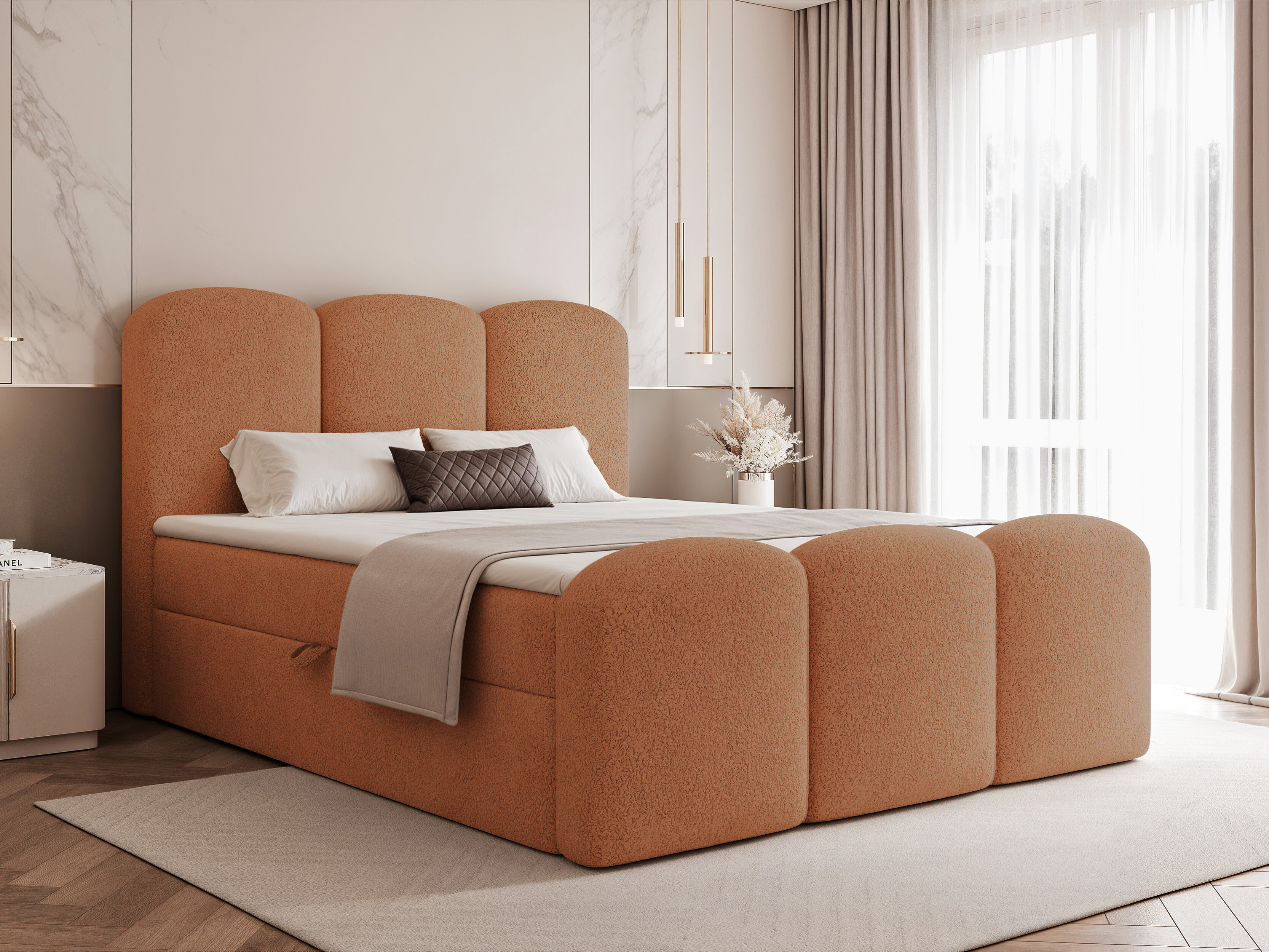 Pat boxspring Hesperia 131 (Monte 54)