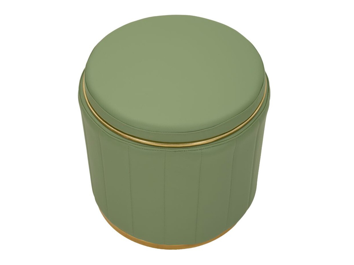 Taburet tapițat Farmington 119 (Verde)