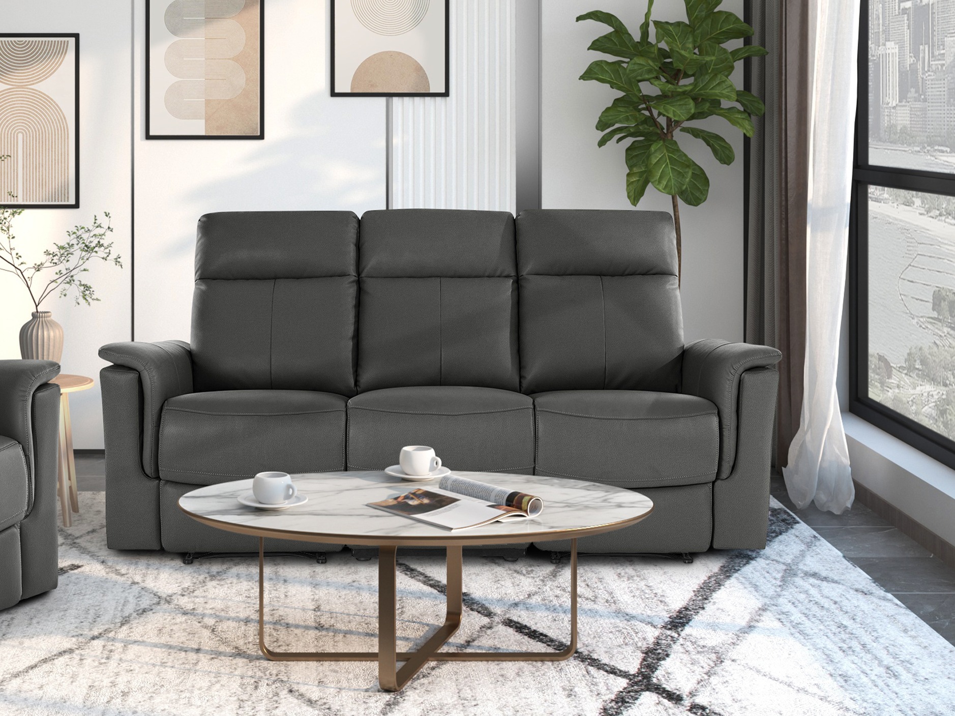 Canapea recliner Fivmelu 105