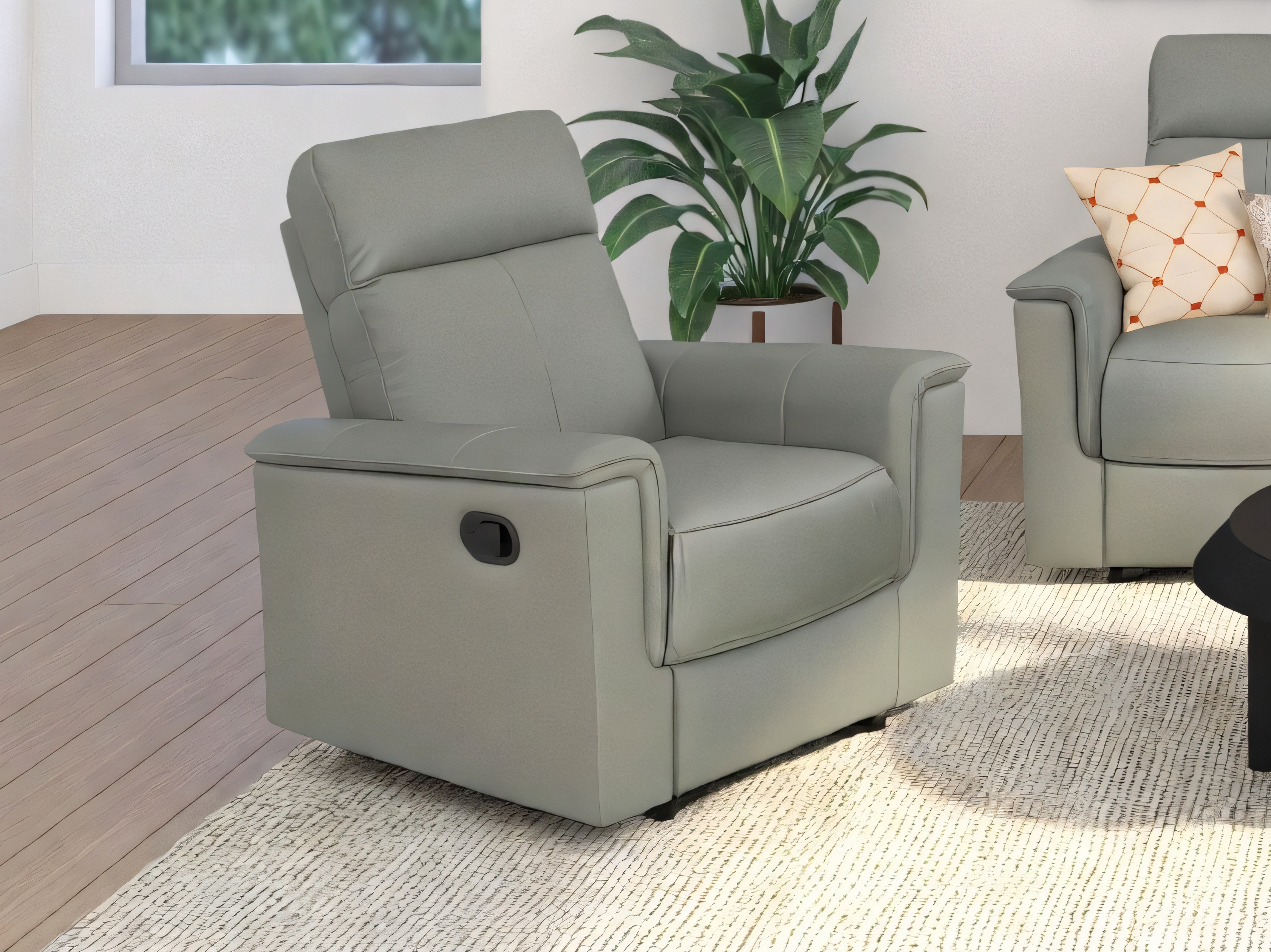 Fotoliu recliner Fivmelu 100 (Gri deschis)