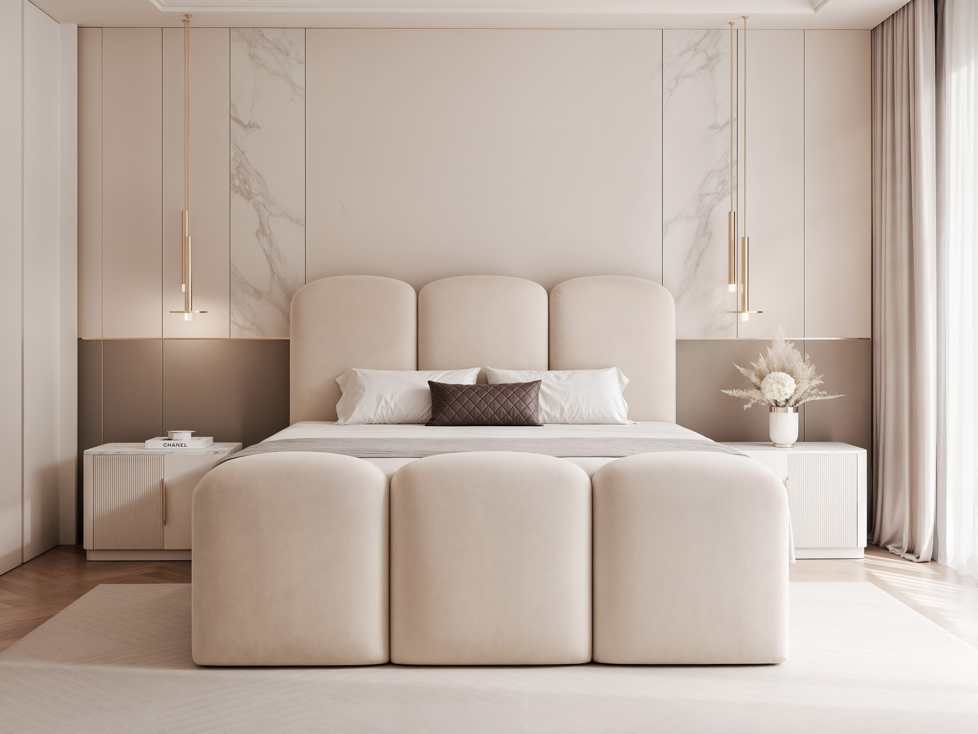 Pat boxspring Hesperia 131 (Magic catifea 2250)
