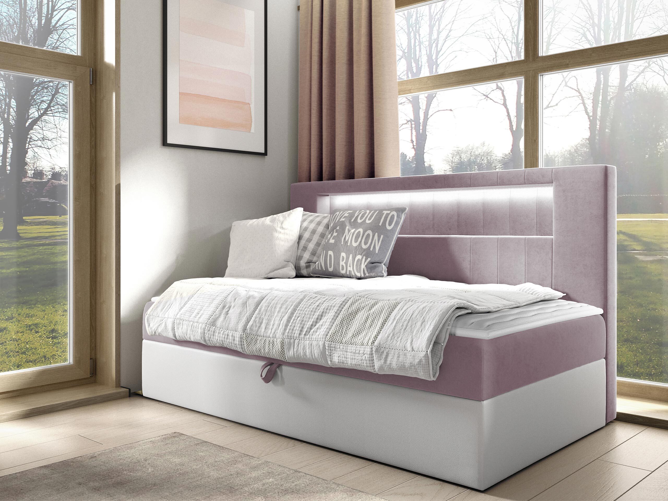 Pat boxspring Lucus IV (Soft 017 + Fresh 9)