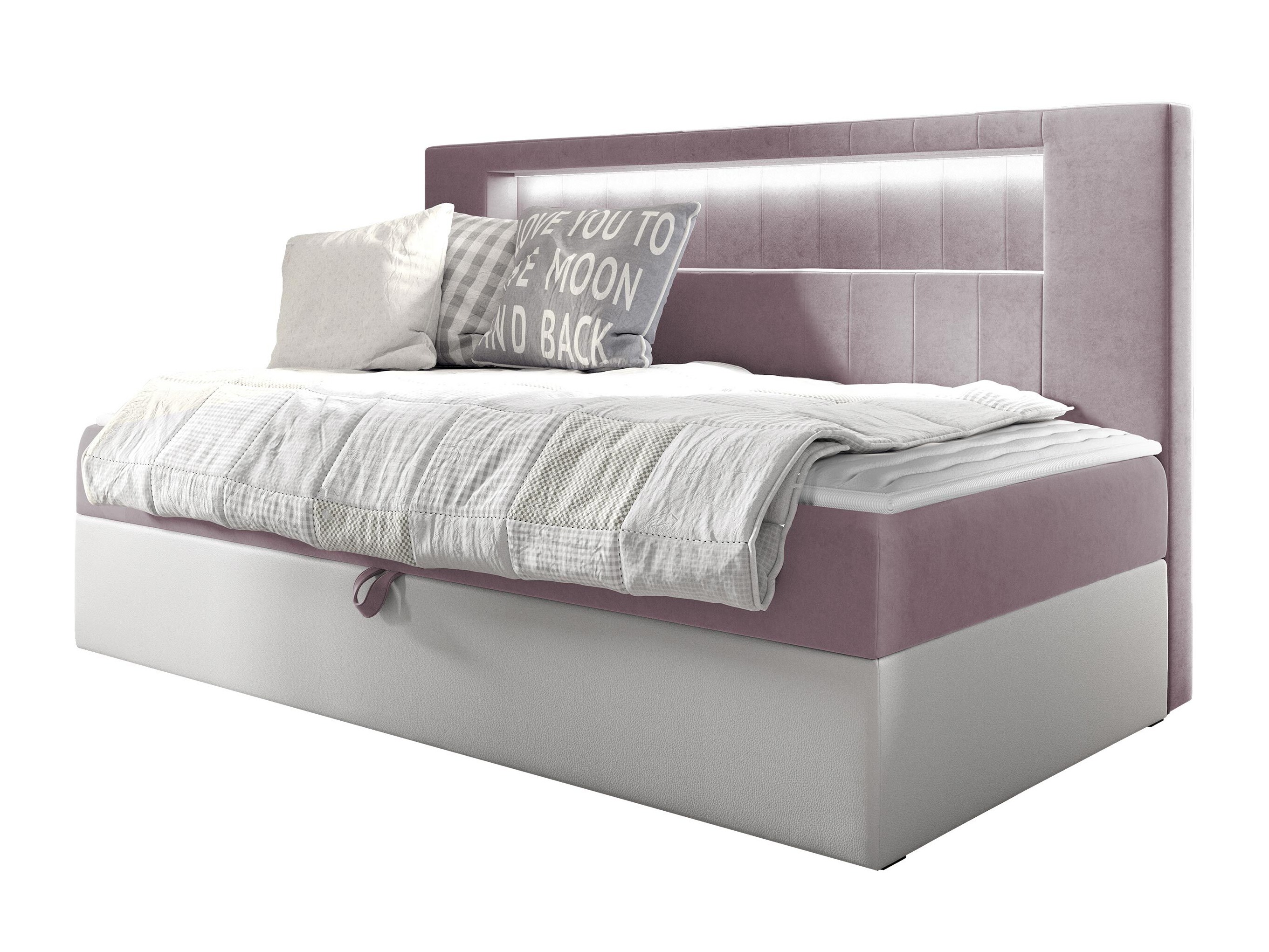 Pat boxspring Lucus IV (Soft 017 + Fresh 9)