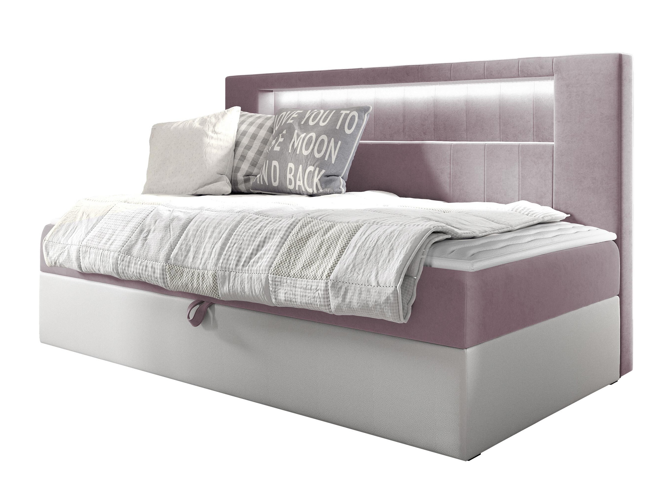 Pat boxspring Lucus IV (Soft 017 + Fresh 9)