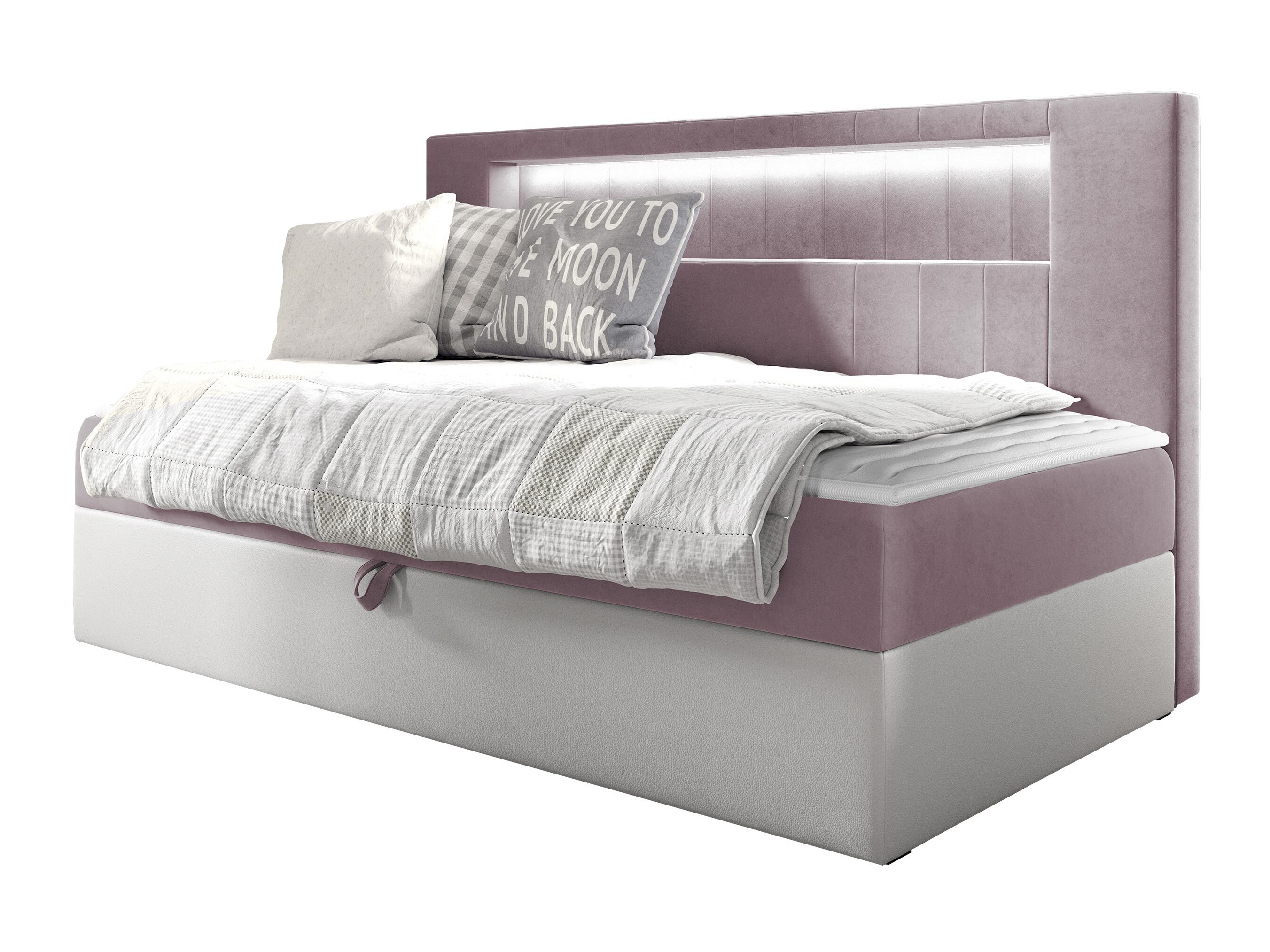 Pat boxspring Lucus IV (Soft 017 + Fresh 9)