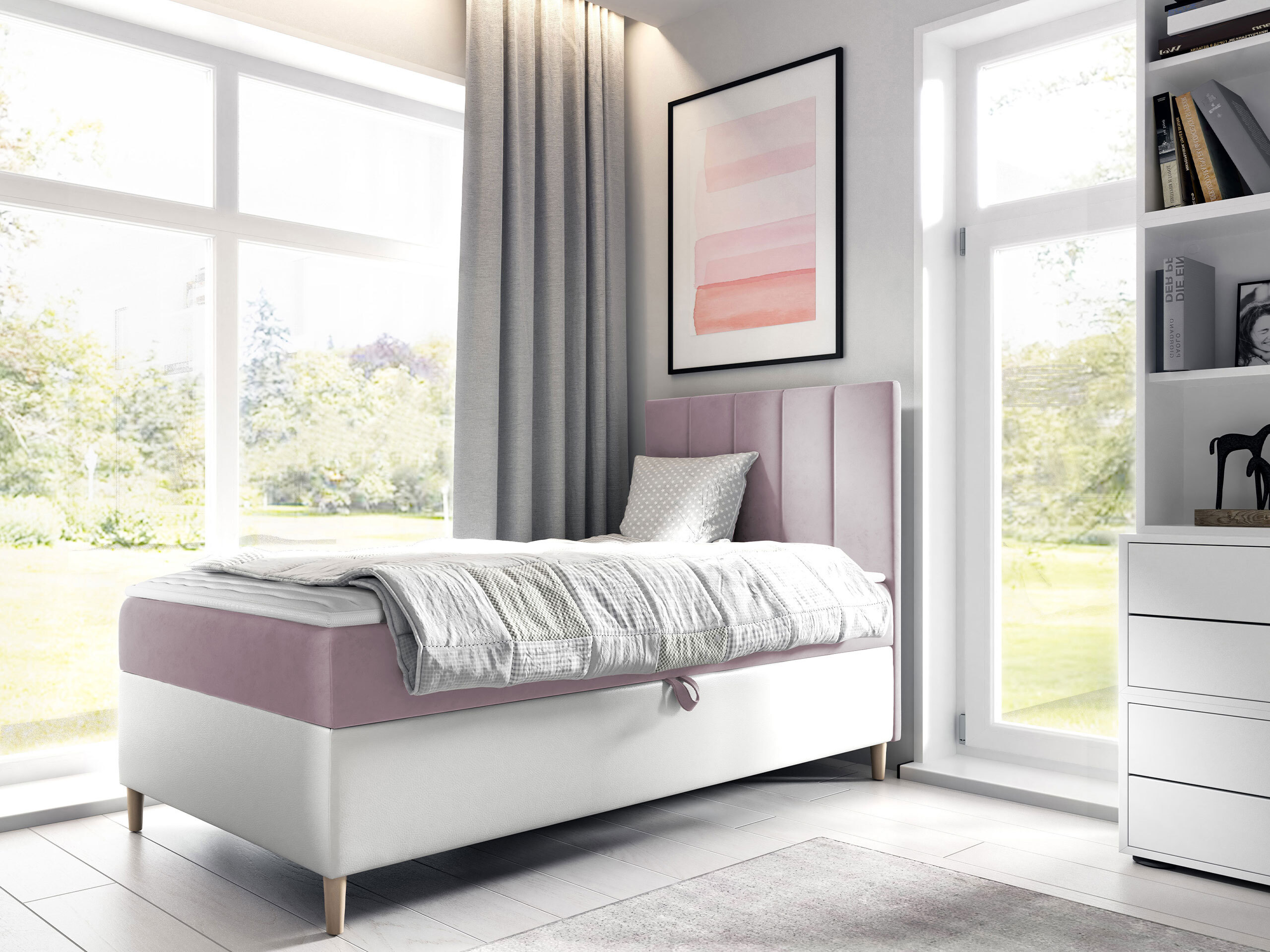 Pat boxspring Lucus VI (Soft 017 + Fresh 9)