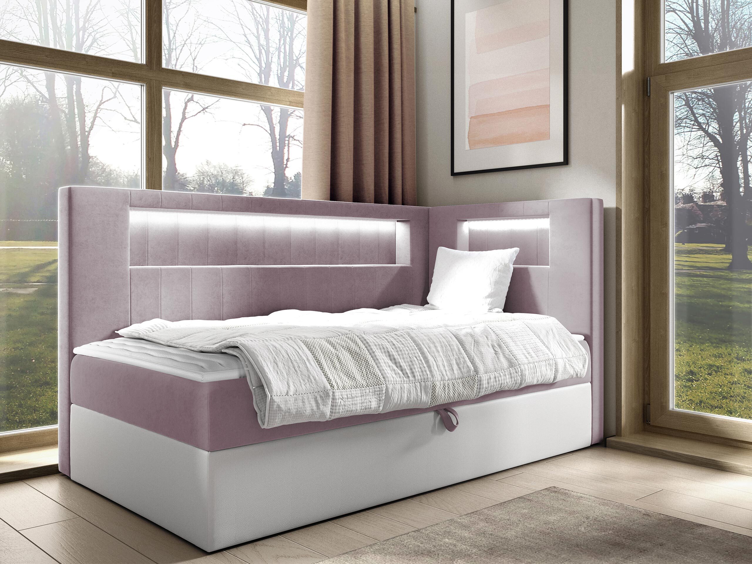 Pat boxspring Lucus VIII (Soft 017 + Fresh 9)