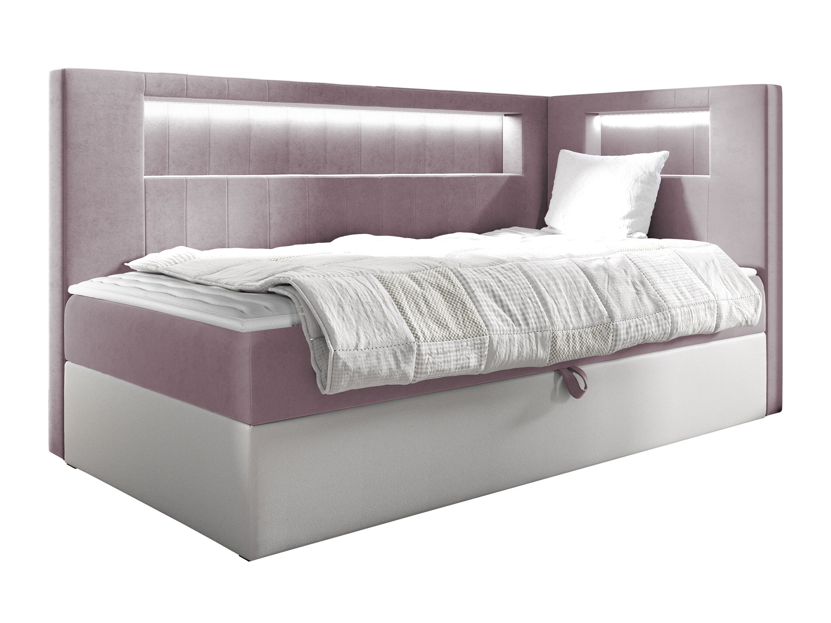 Pat boxspring Lucus VIII (Soft 017 + Fresh 9)