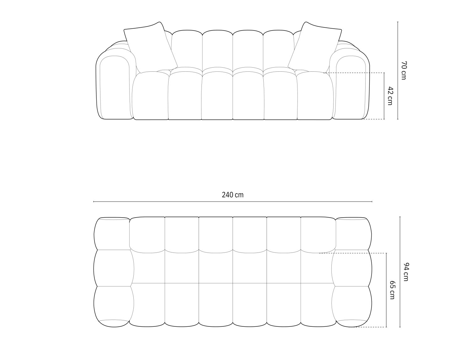 Canapea Mondelo 100 (Bluvel 30)