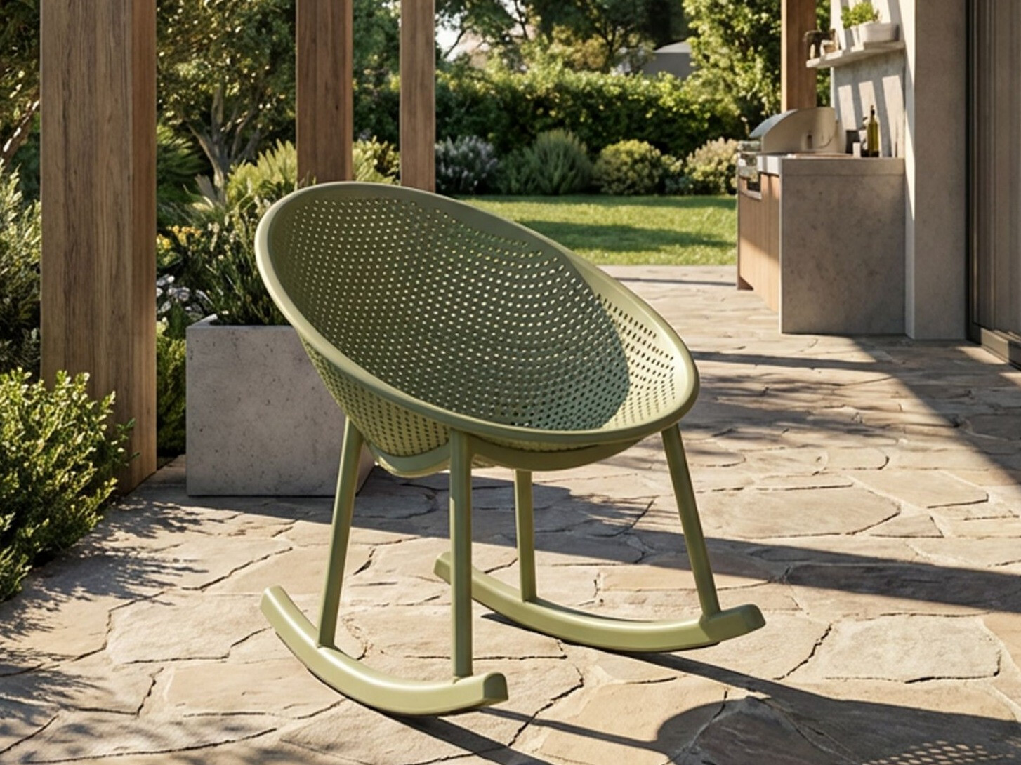 Scaun balansoar Farmington 127 (Verde)