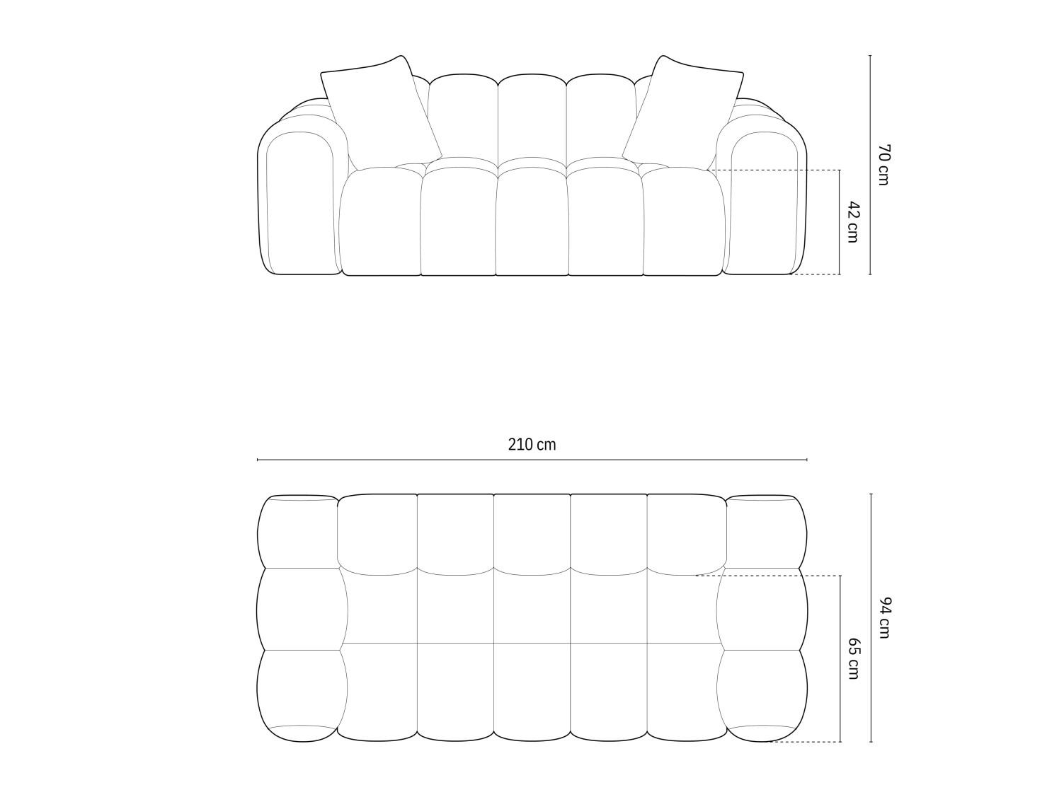 Canapea Mondelo 101 (Bluvel 19)