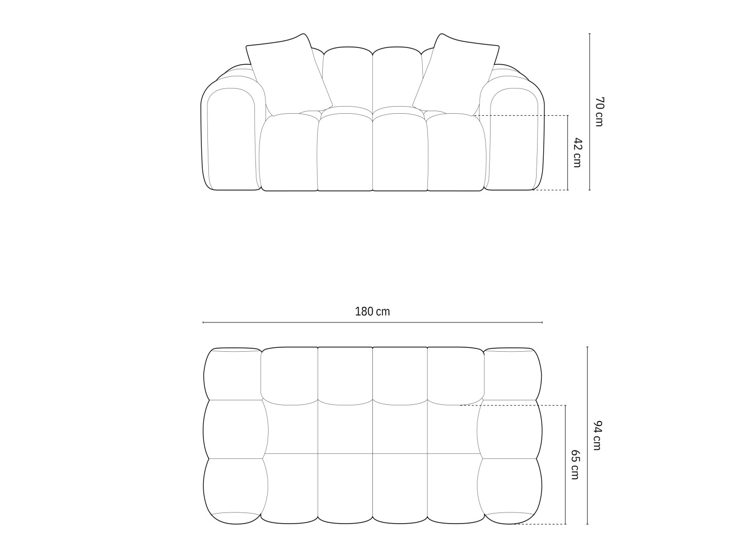 Canapea Mondelo 102 (Bluvel 77)