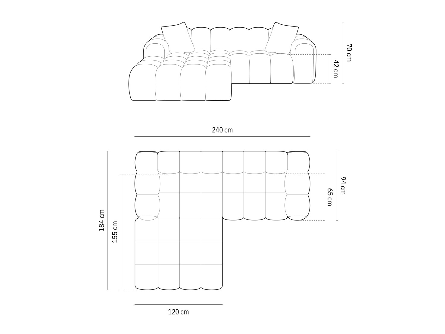 Colțar Mondelo 103 (Bluvel 14)