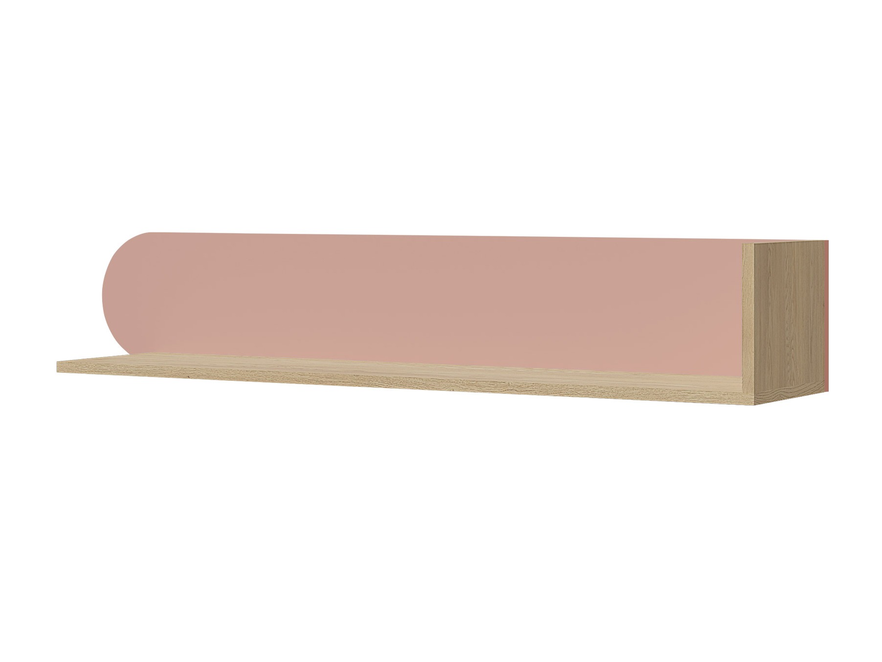 Raft de perete Fivelbi 113 (Stejar Cremona + Roze)
