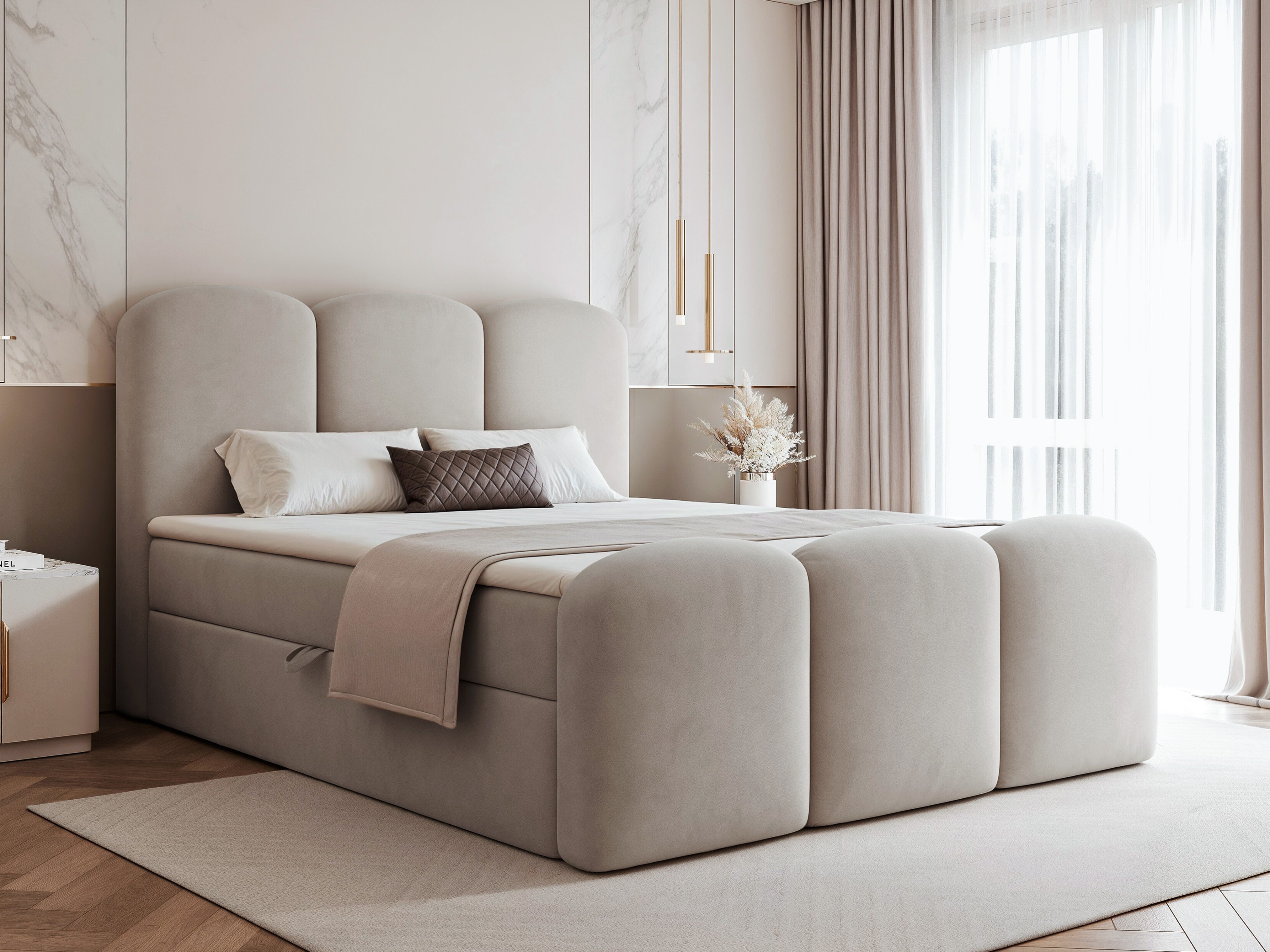 Pat boxspring Hesperia 131 (Magic catifea 2210)