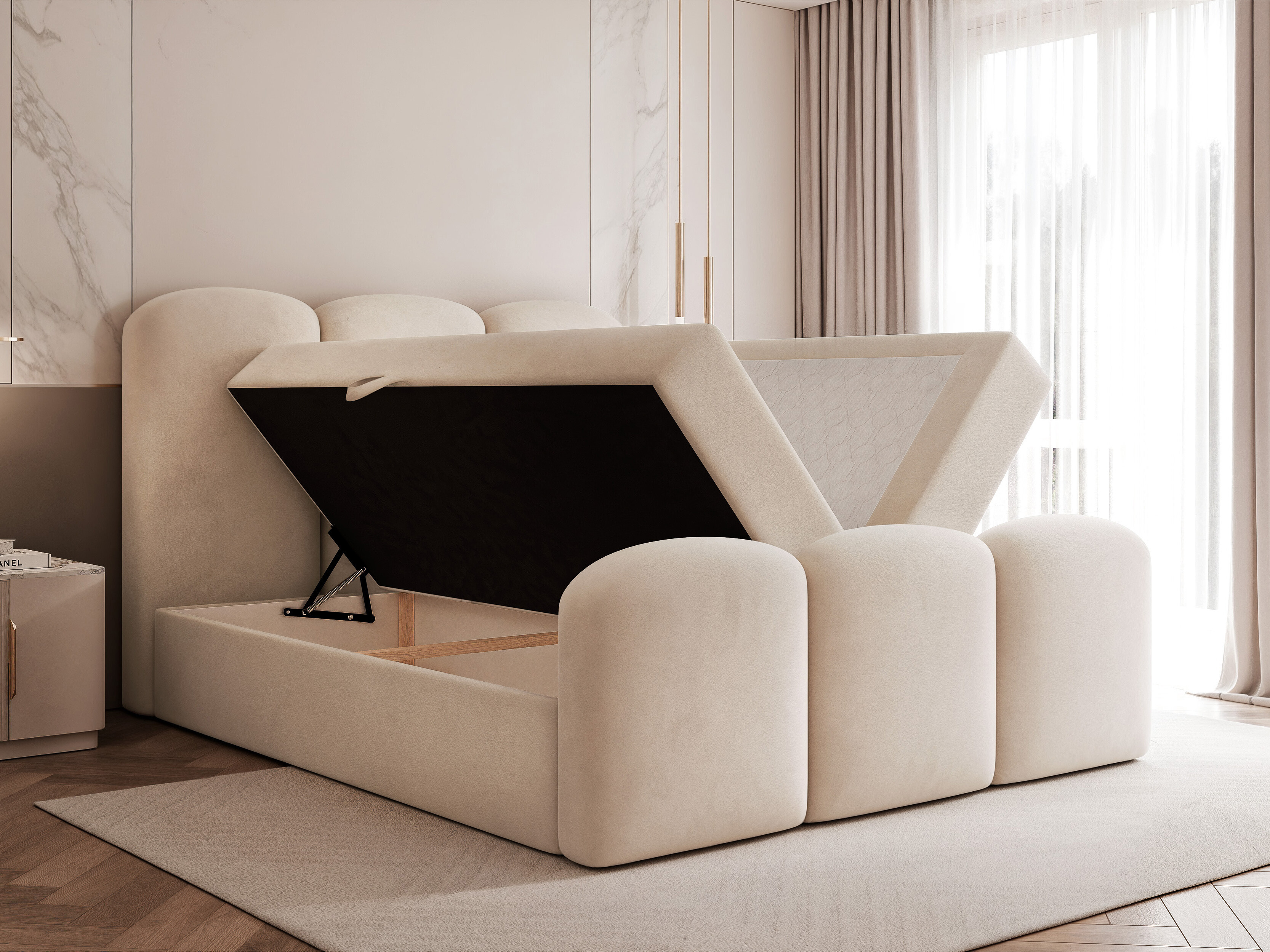 Pat boxspring Hesperia 131 (Monte 11)