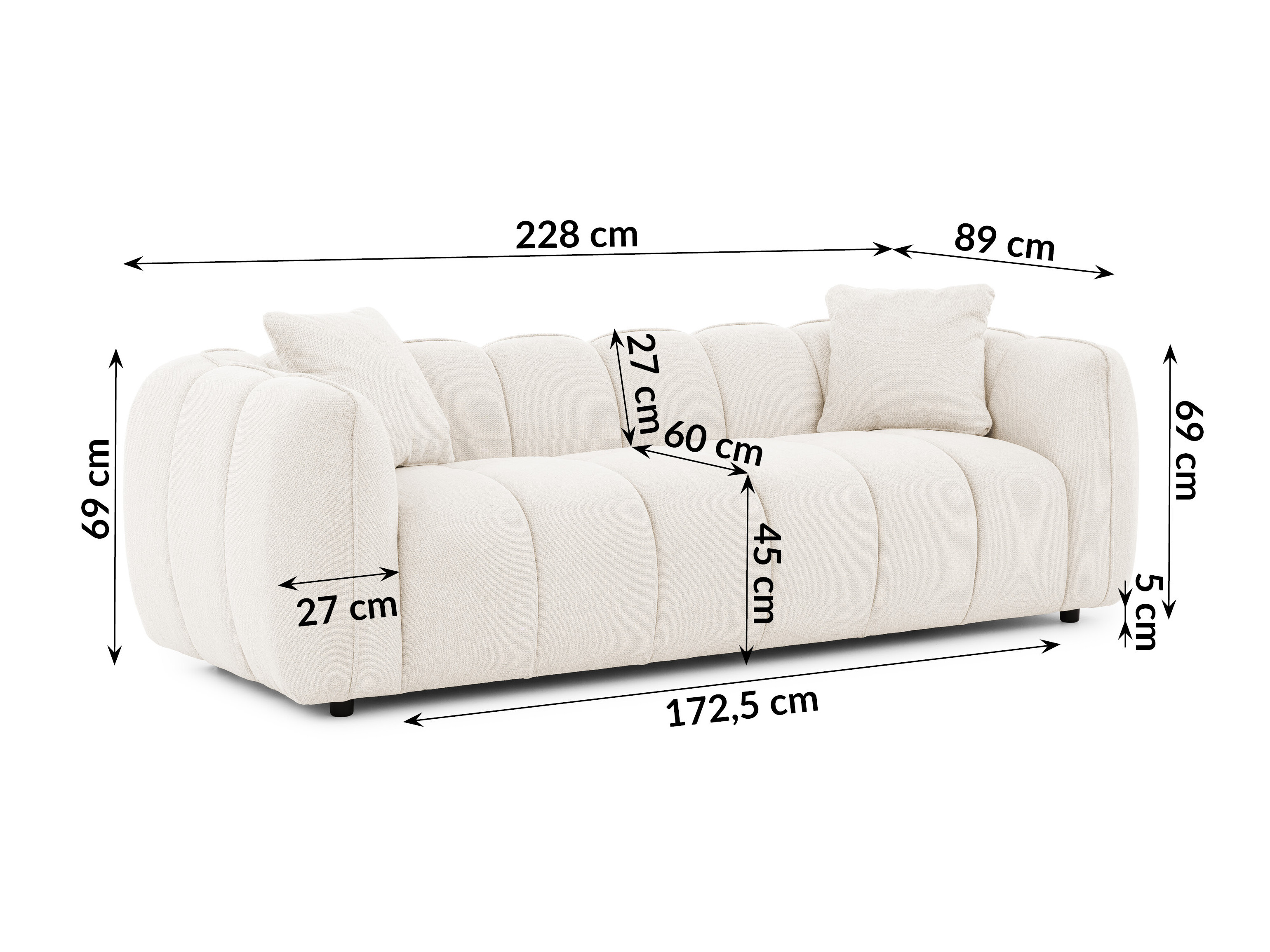 Set mobilier tapițat Rocklin 201 (Aragon 01)