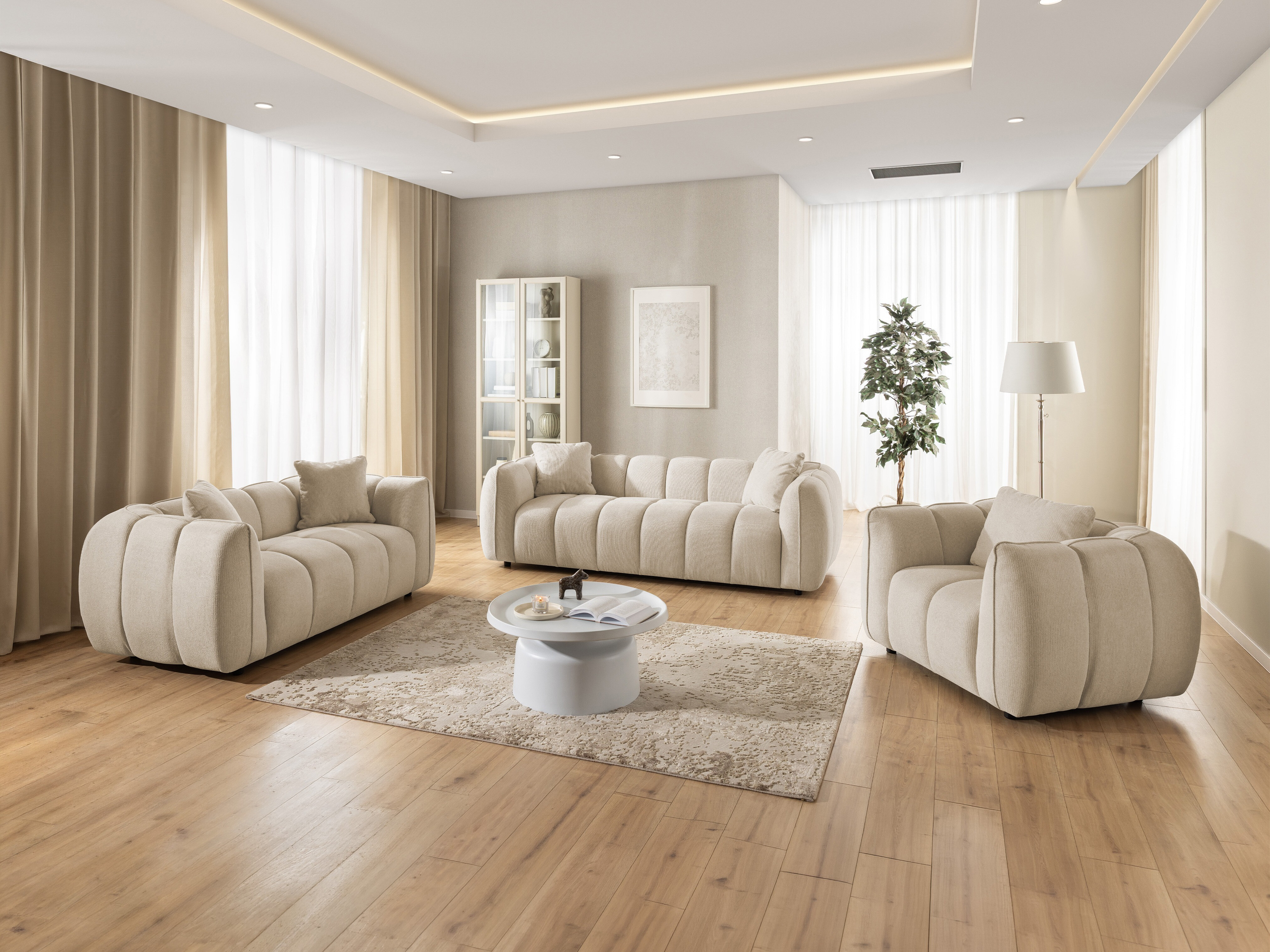 Set mobilier tapițat Rocklin 201 (Aragon 03)