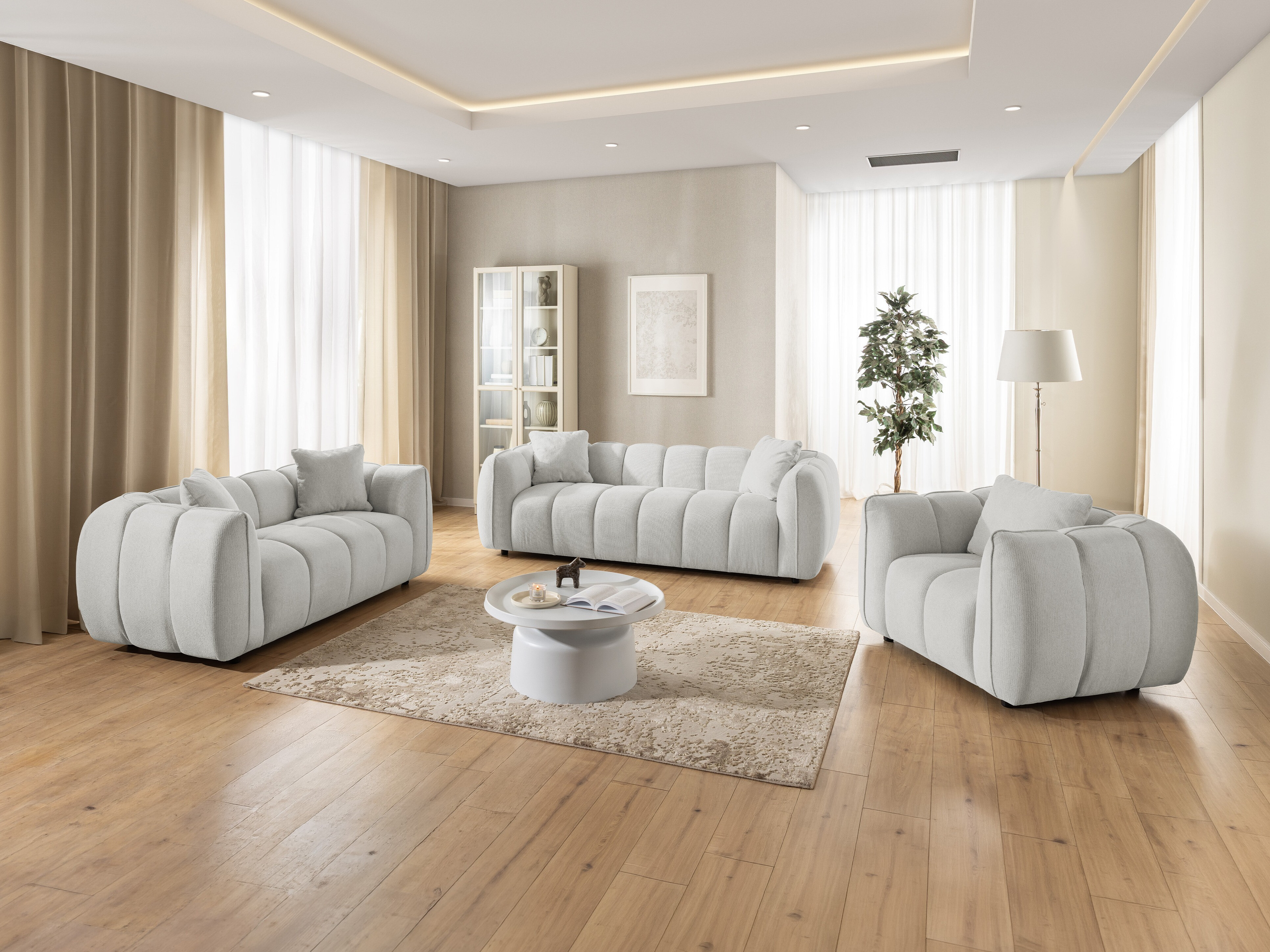 Set mobilier tapițat Rocklin 201 (Aragon 80)