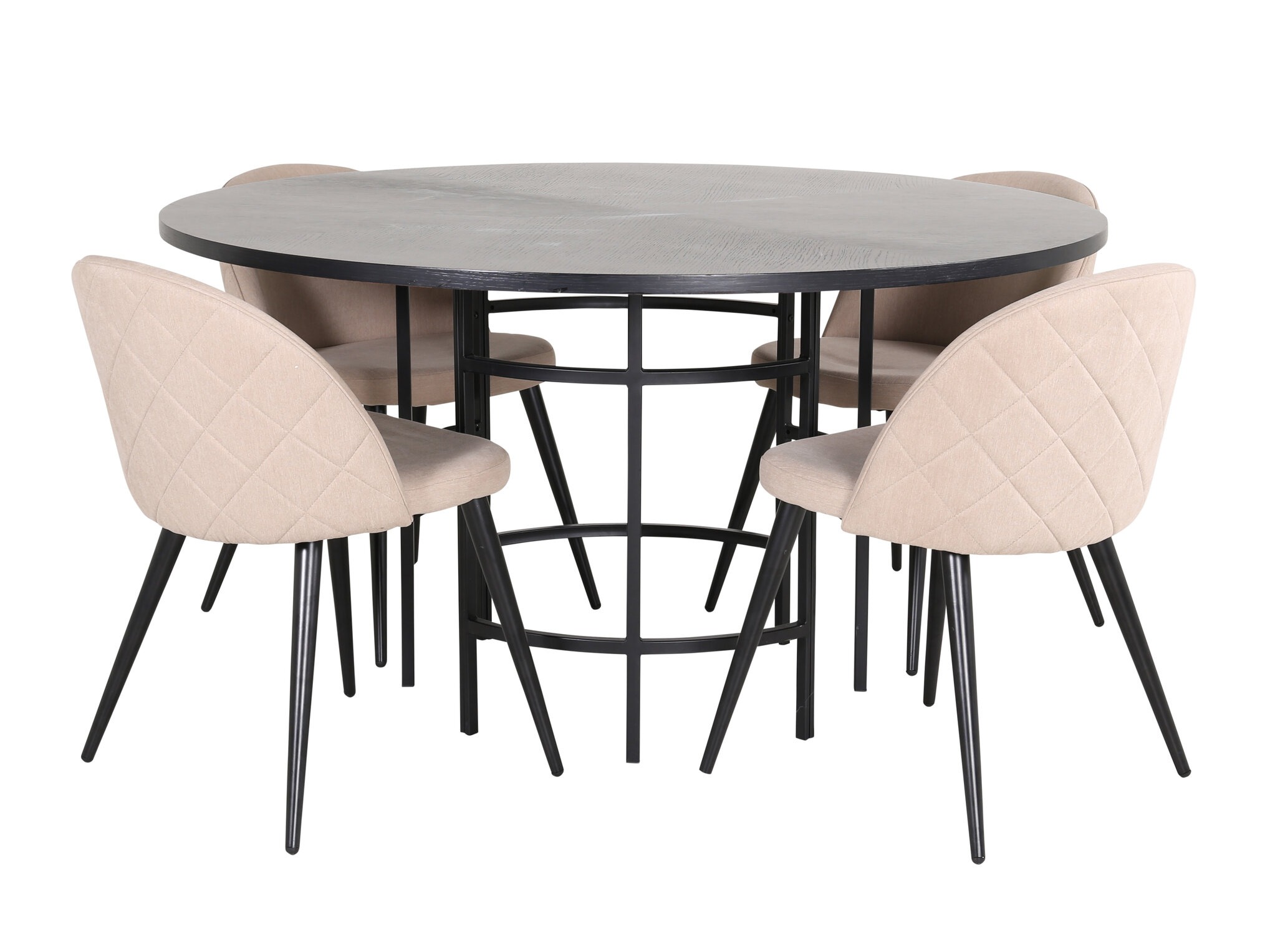 Set de mese Dallas 2386 (Negru + Bej)