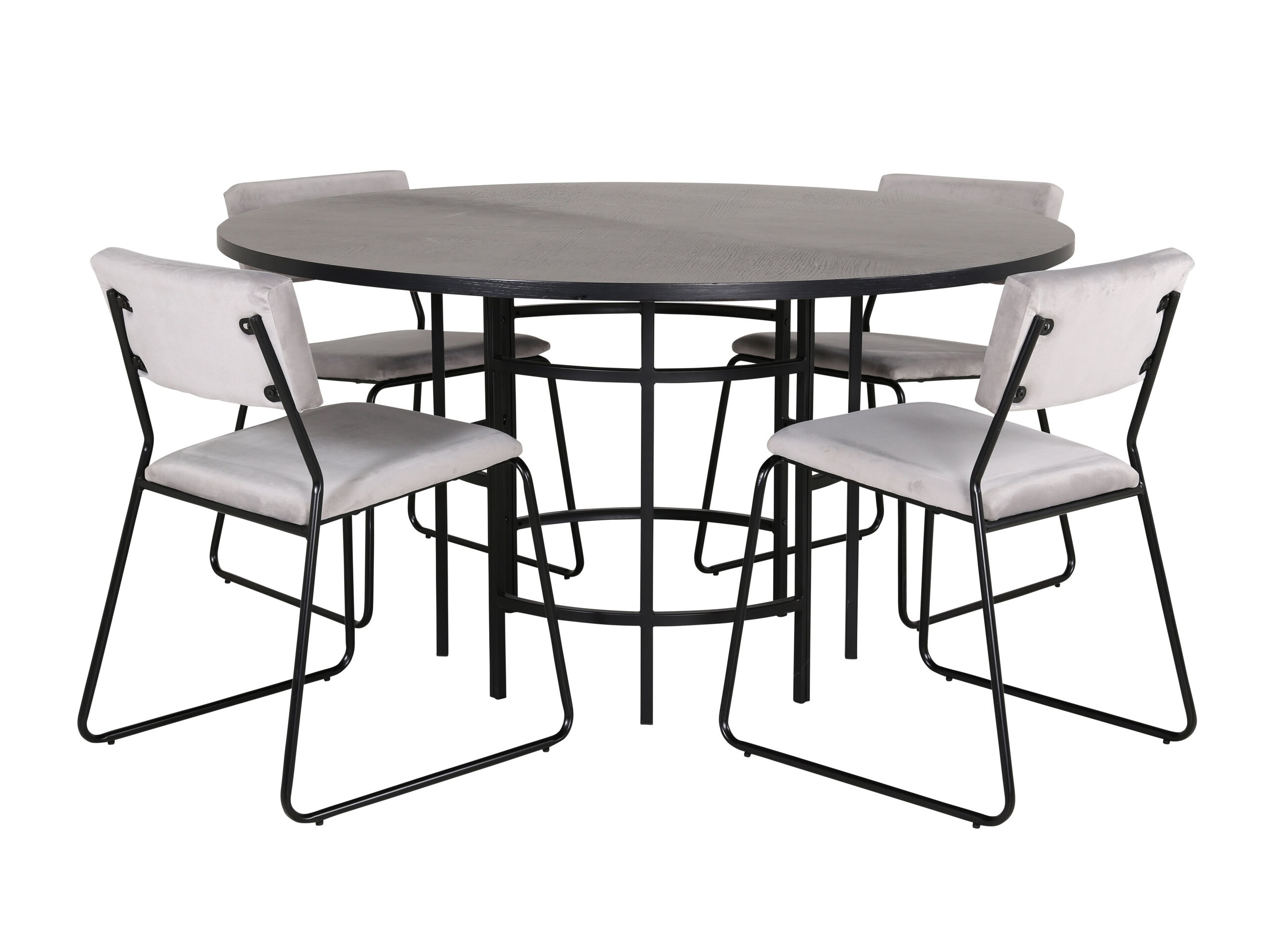 Set de mese Dallas 2393 (Negru + Gri)