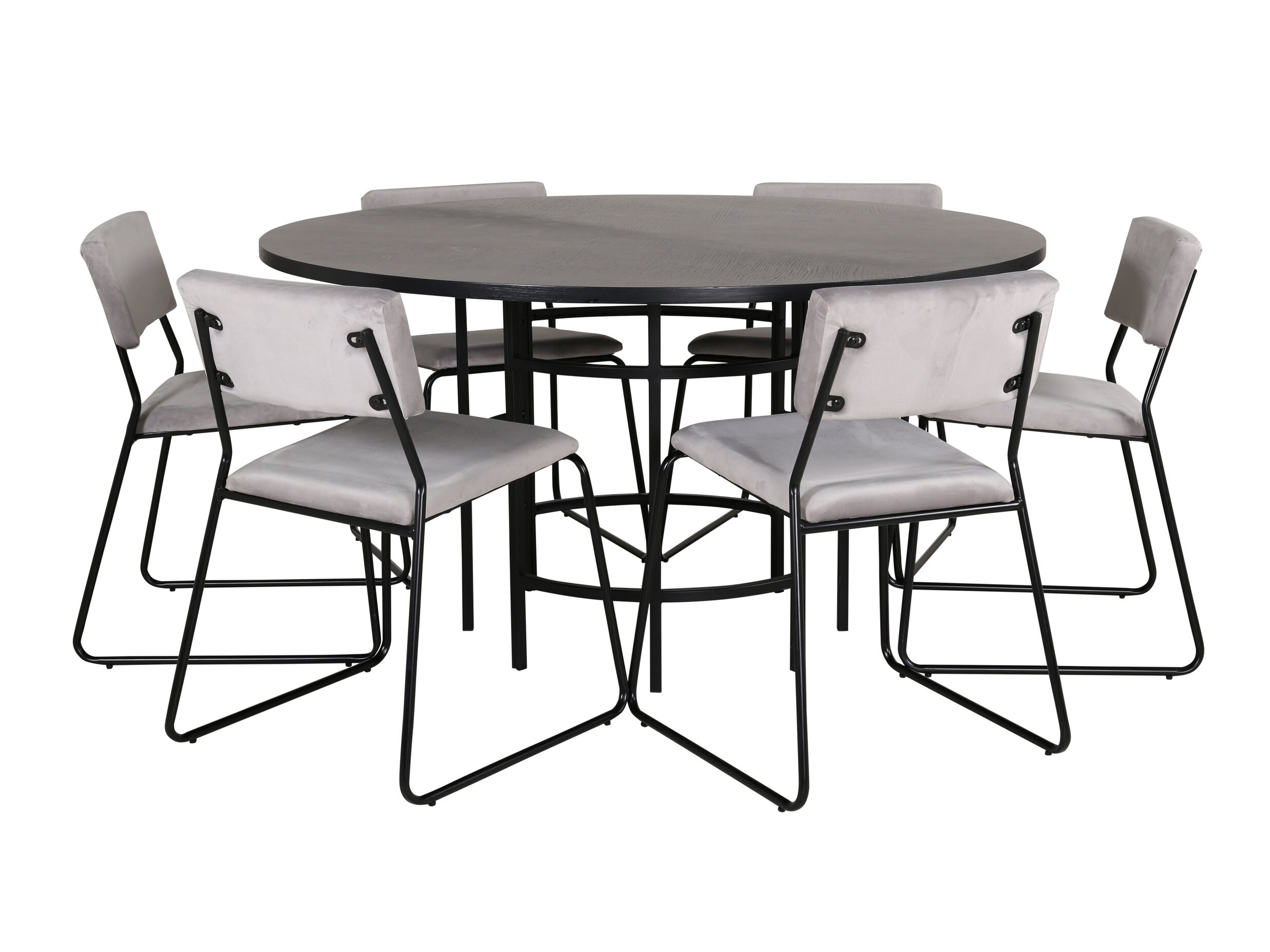Set de mese Dallas 2399 (Negru + Gri)