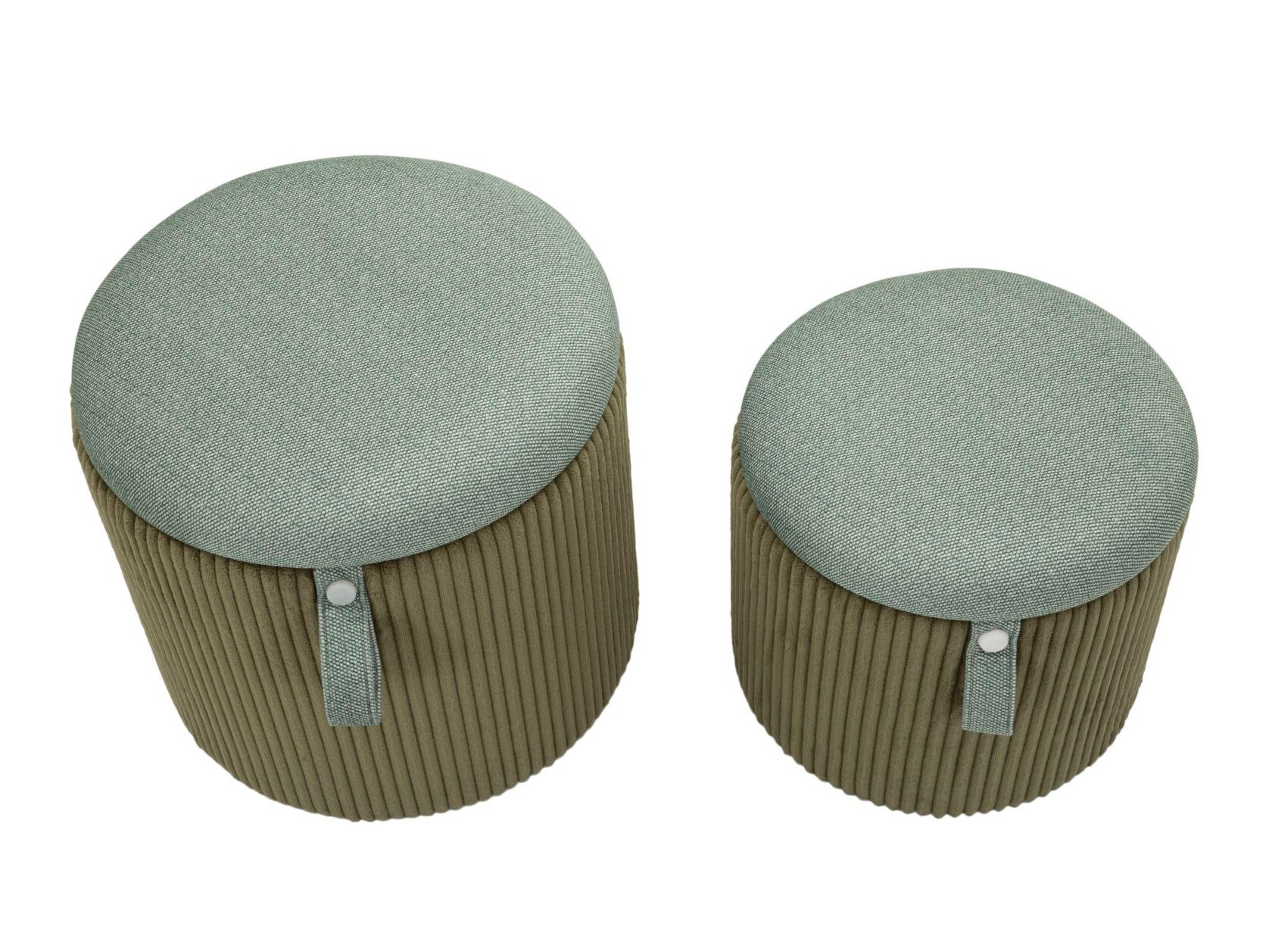 Set de tabureți tapițați Farmington 232 (Verde)