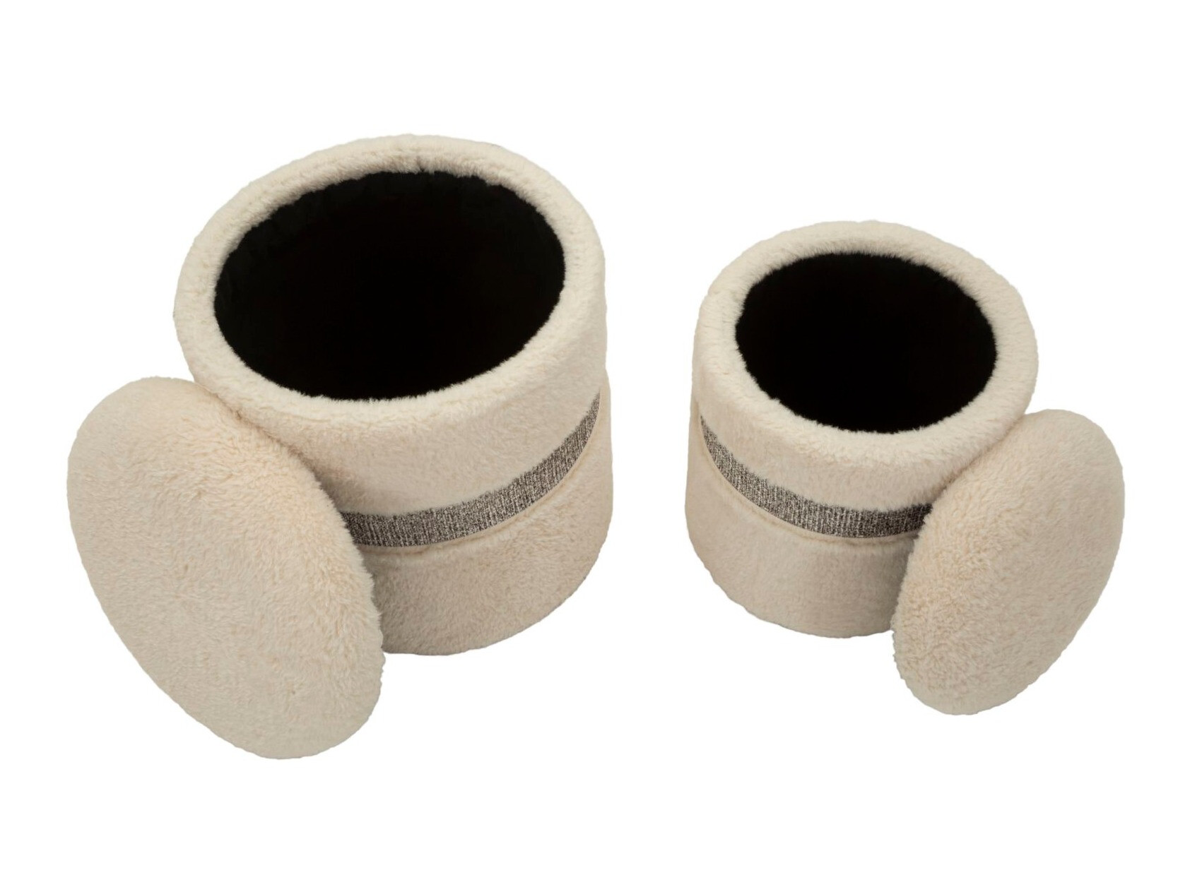 Set de tabureți tapițați Farmington 233 (Crem)